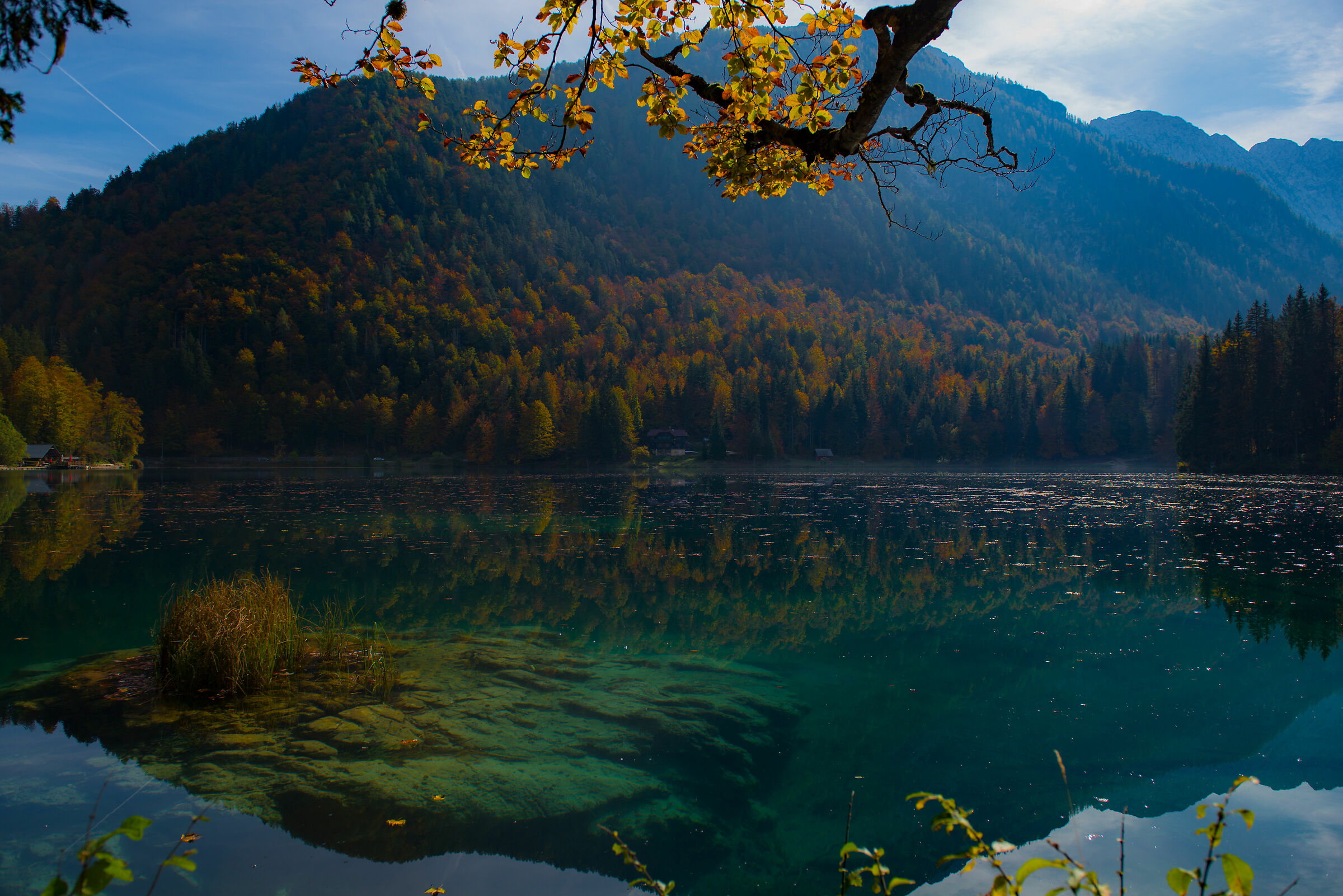 Autumn at Fusine Lakes