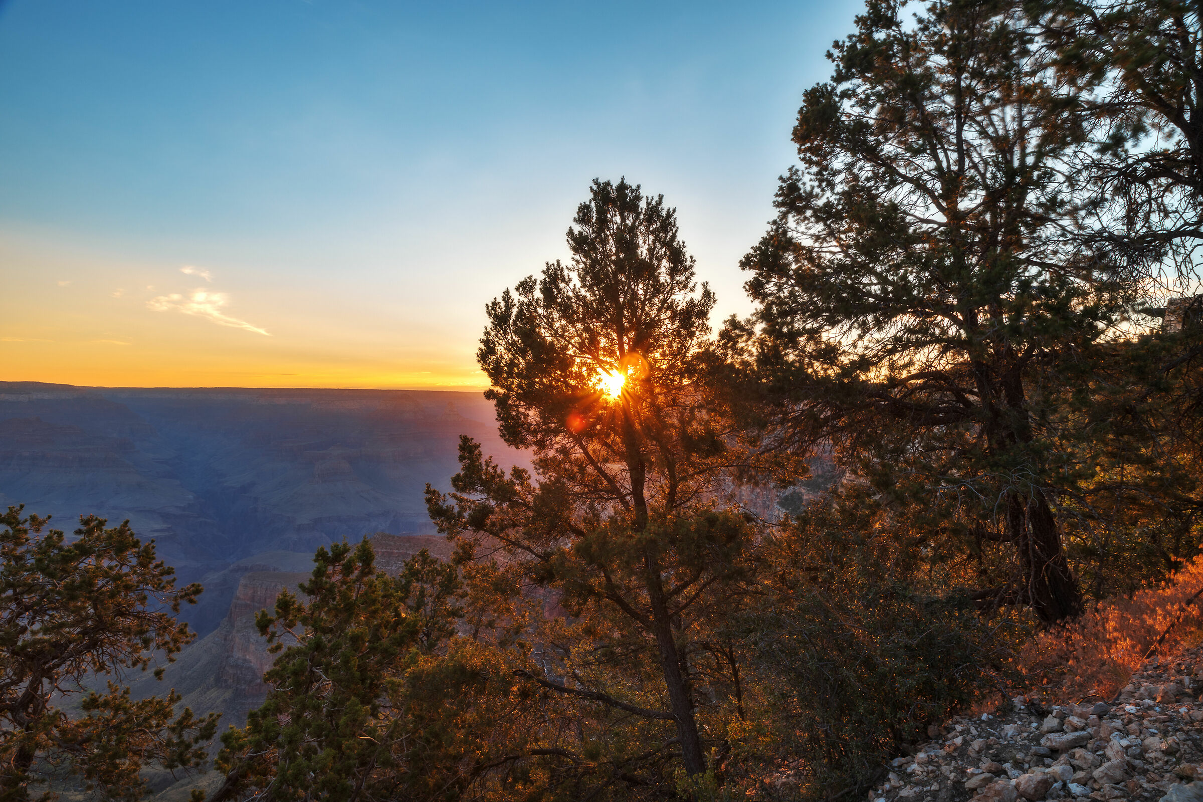 Sunrise at the Grand Canyon