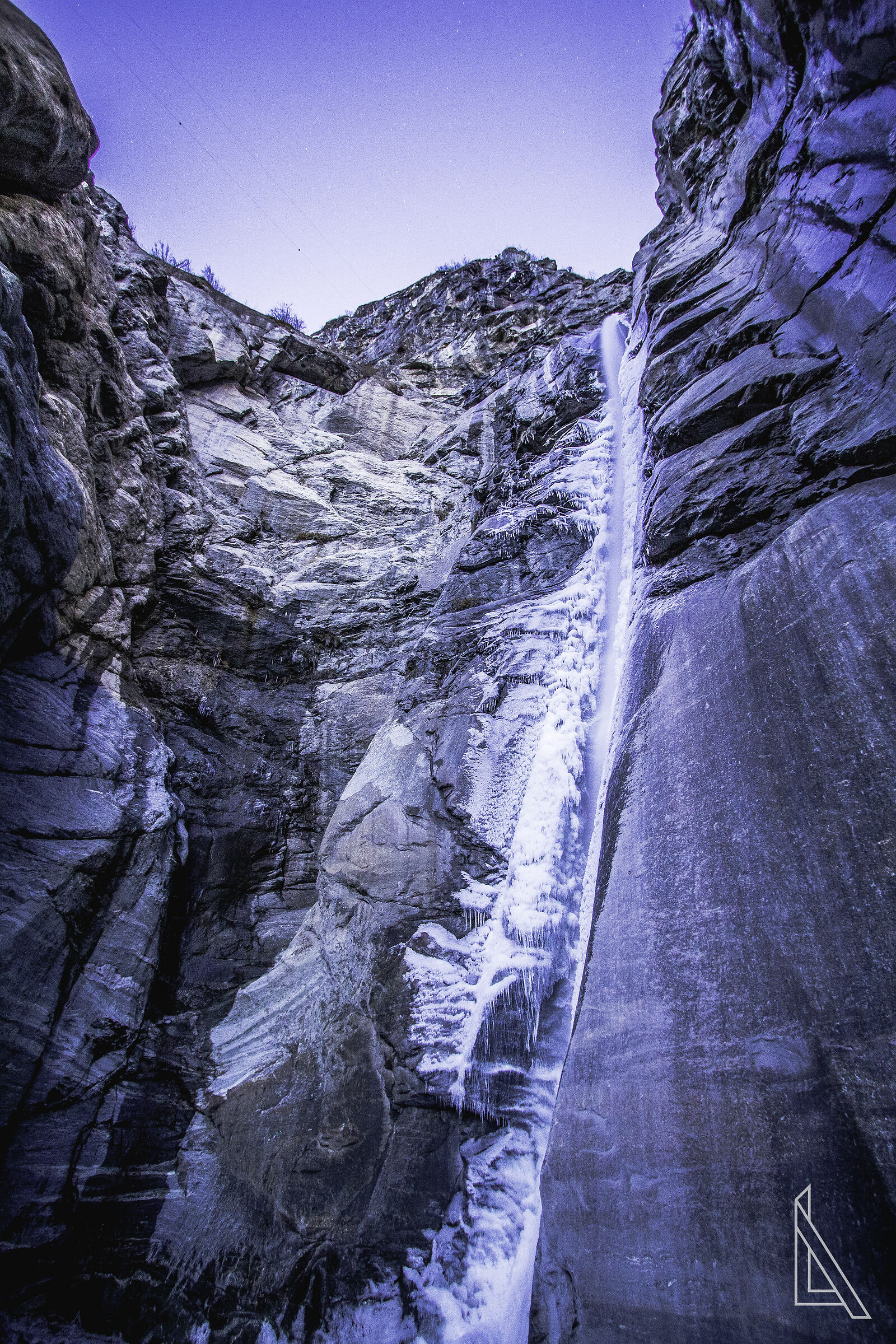 Icefall in Novalesa