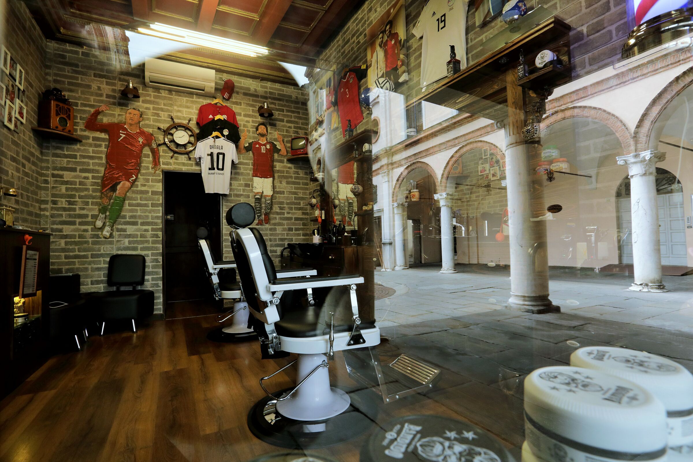 The square in the shop