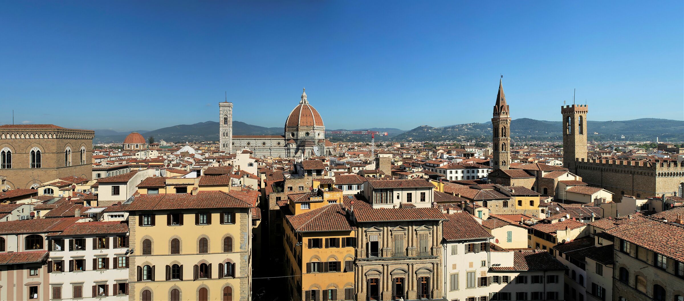 Florence multi-snap from Torre di Arnolfo old palace