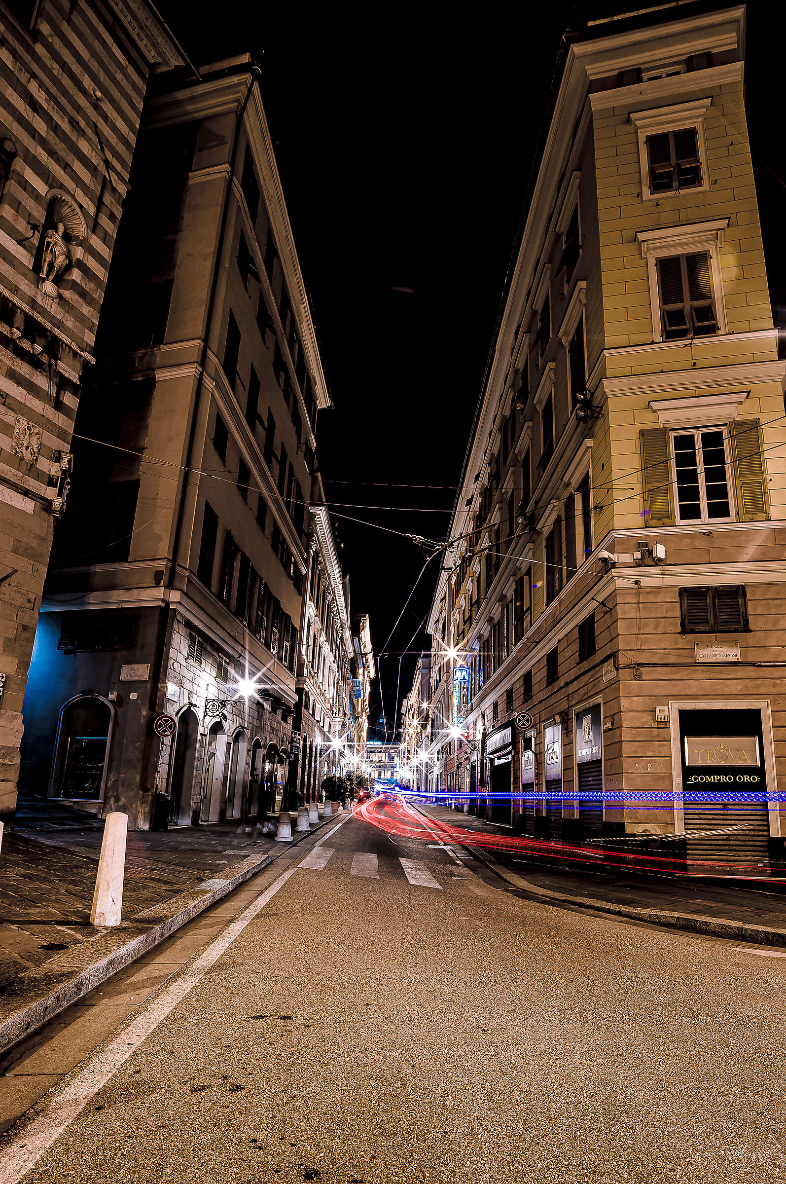 Genoa by night