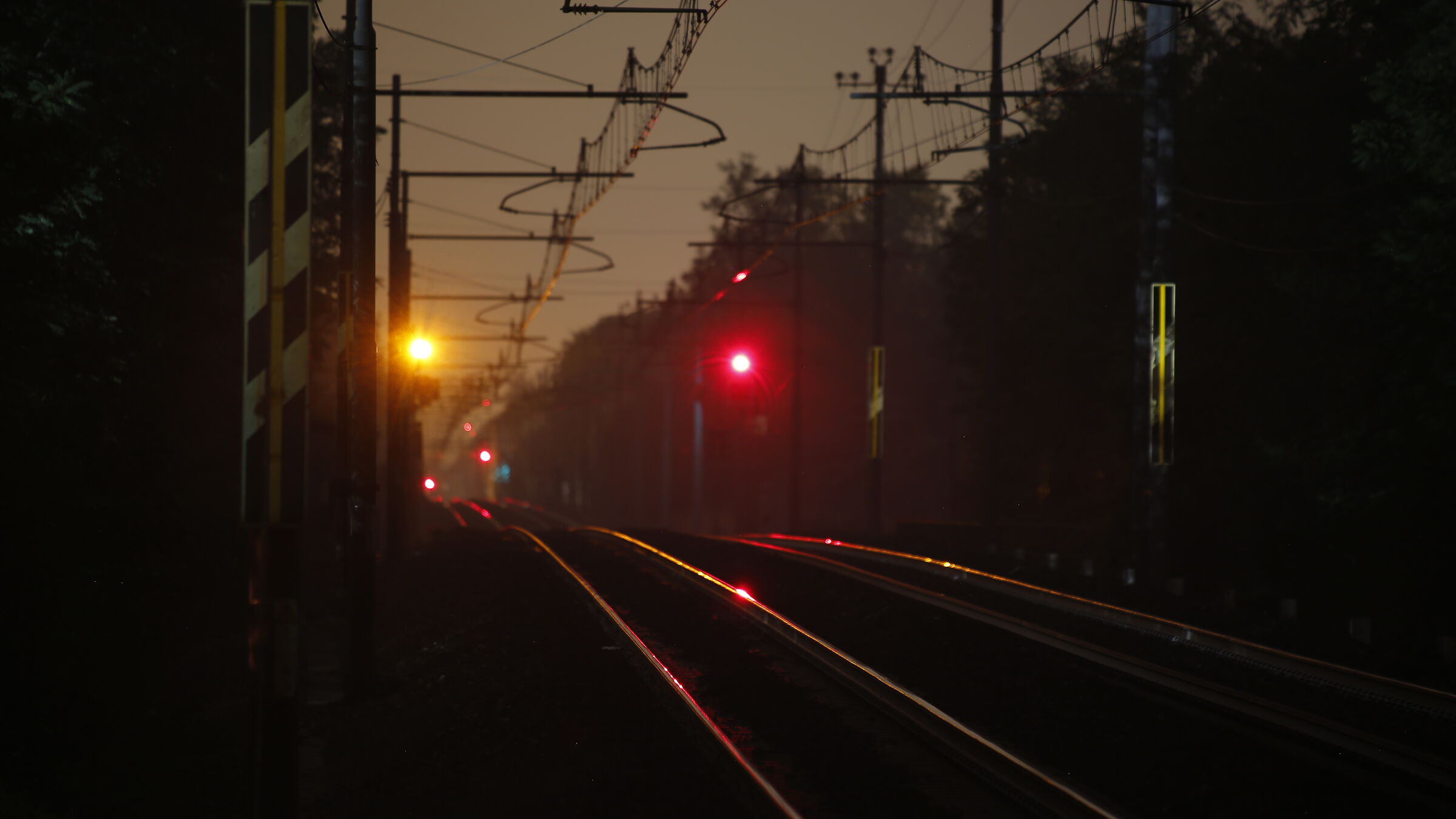 Lights on the tracks