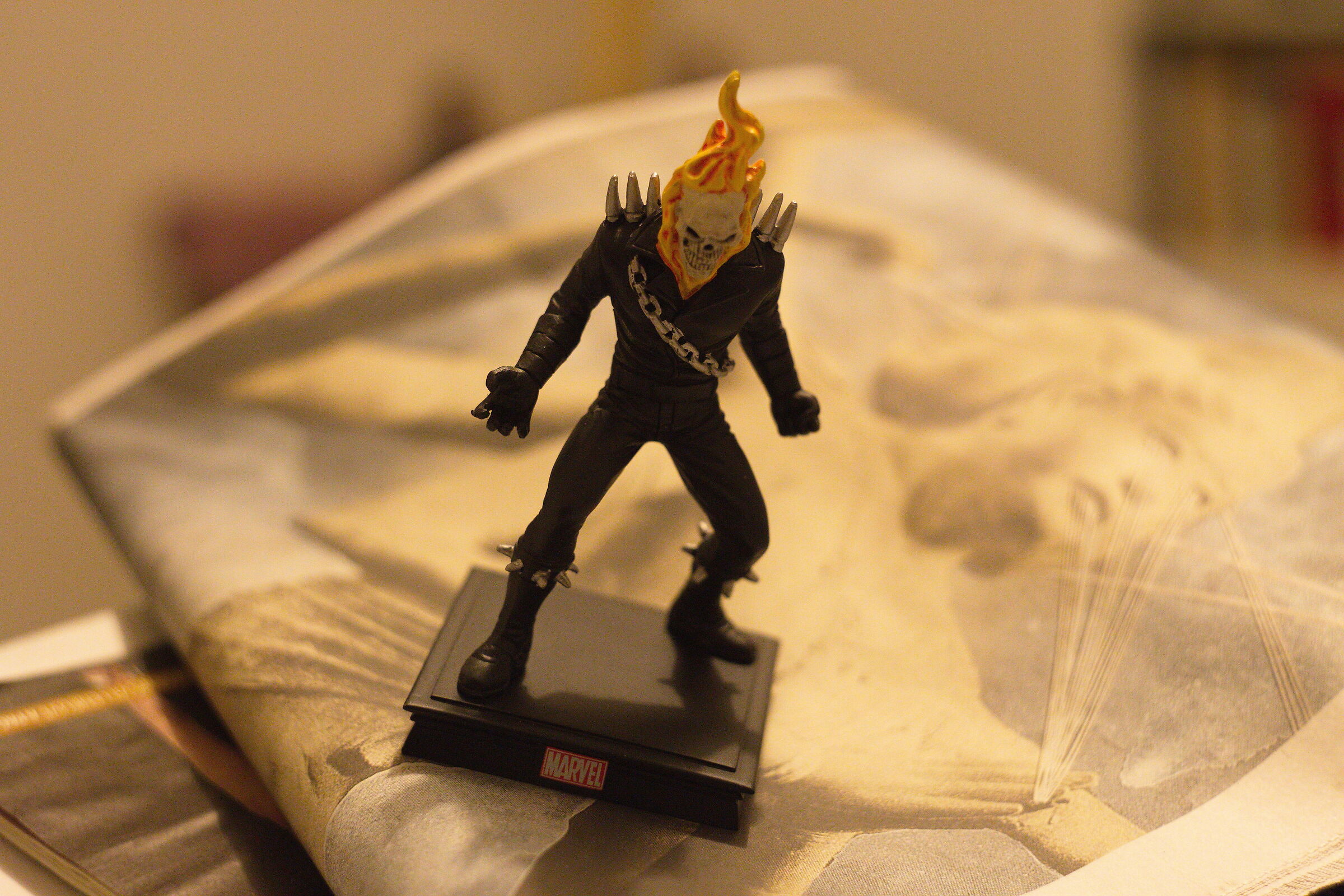 Ghost on the newspaper