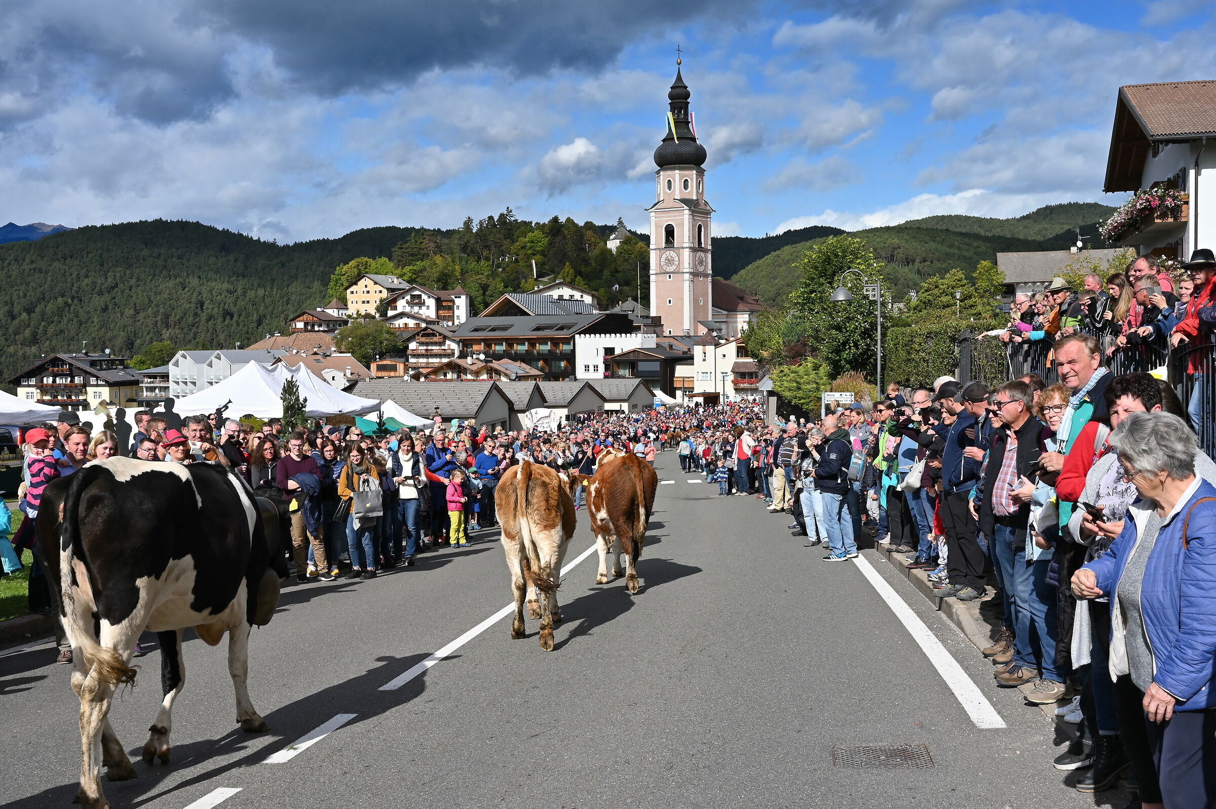 Nemmeno fosse in arrivo il Giro d'Italia.