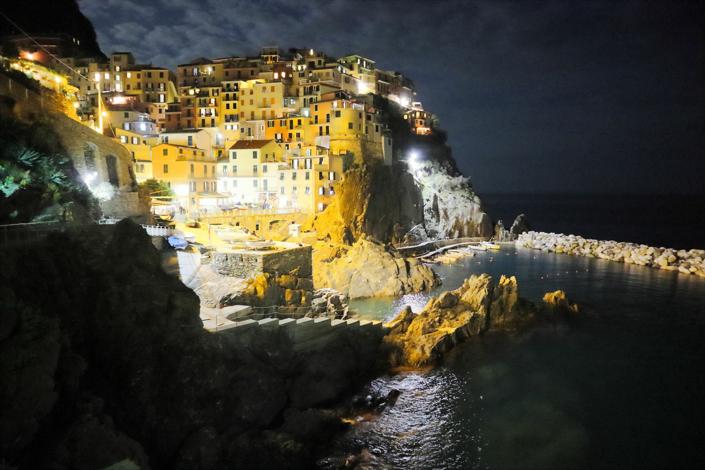 night in Manarola