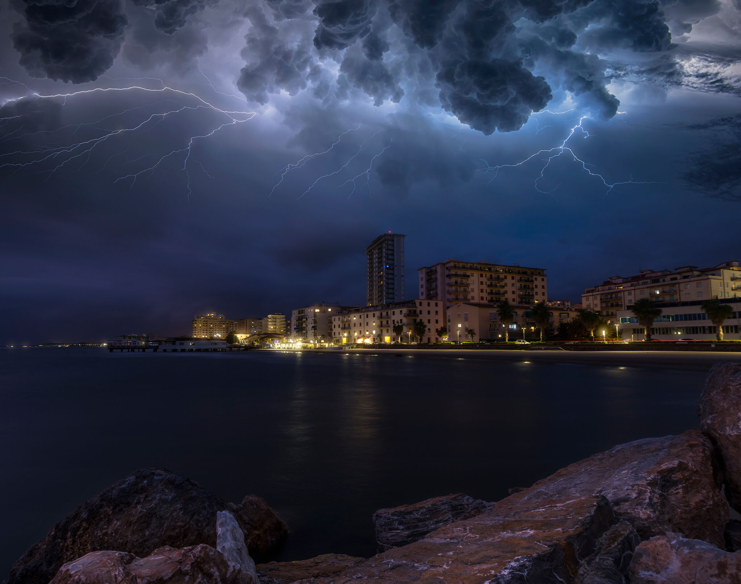 Thunderstorm over Follonica