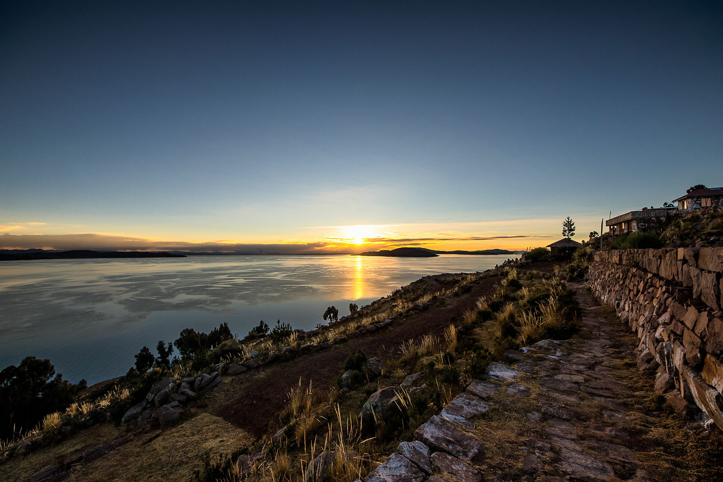 Sunset on the Titicaca