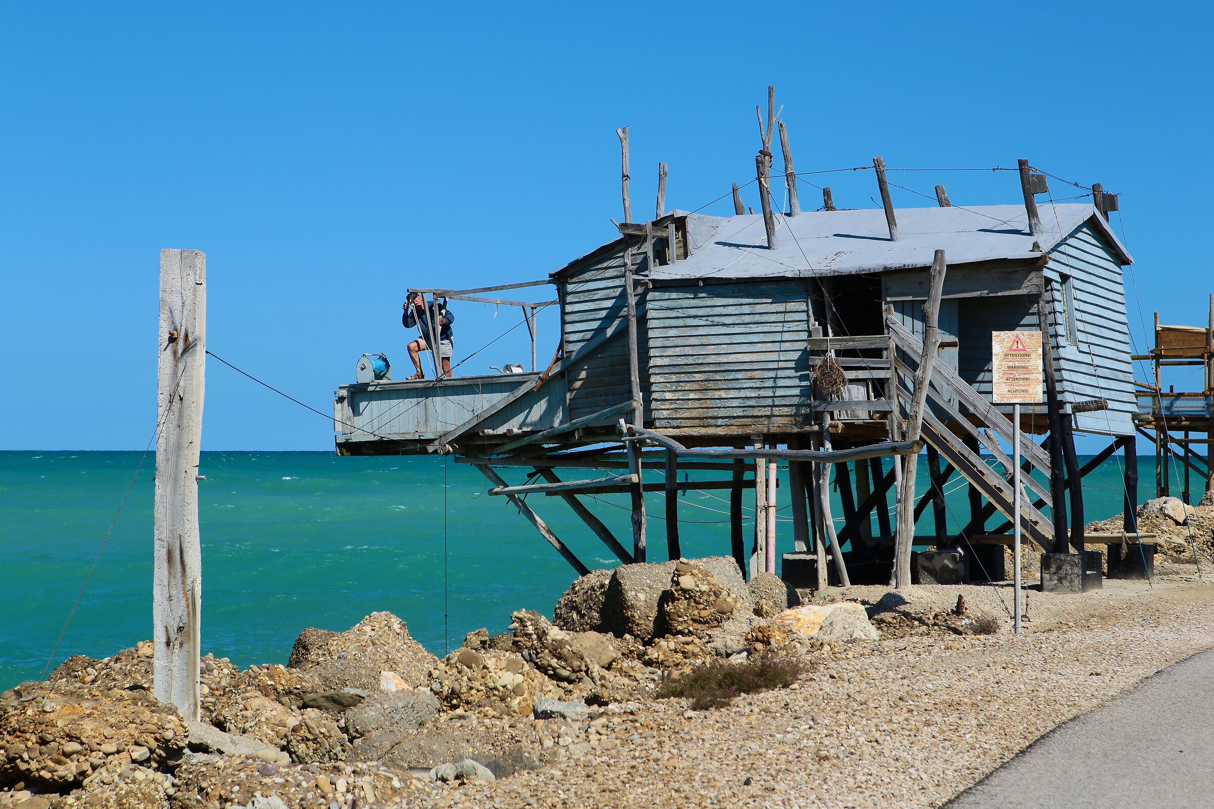 Lavori estivi in attesa dell'inverno.