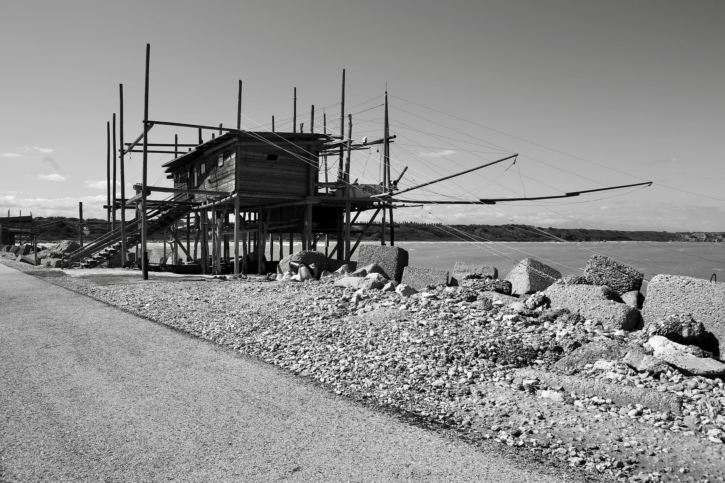 Trabucco Vastese in B/N