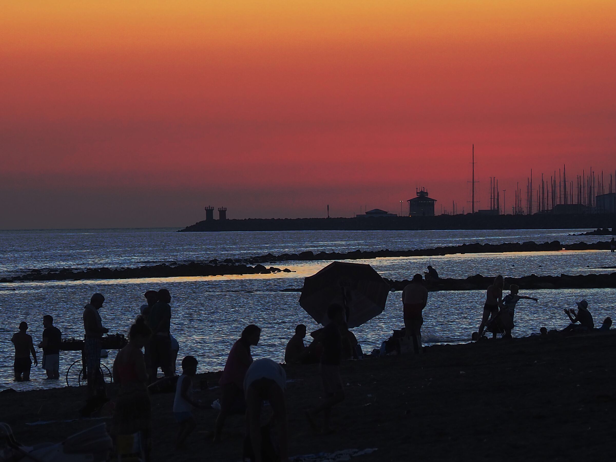 Tramonti a Ostia