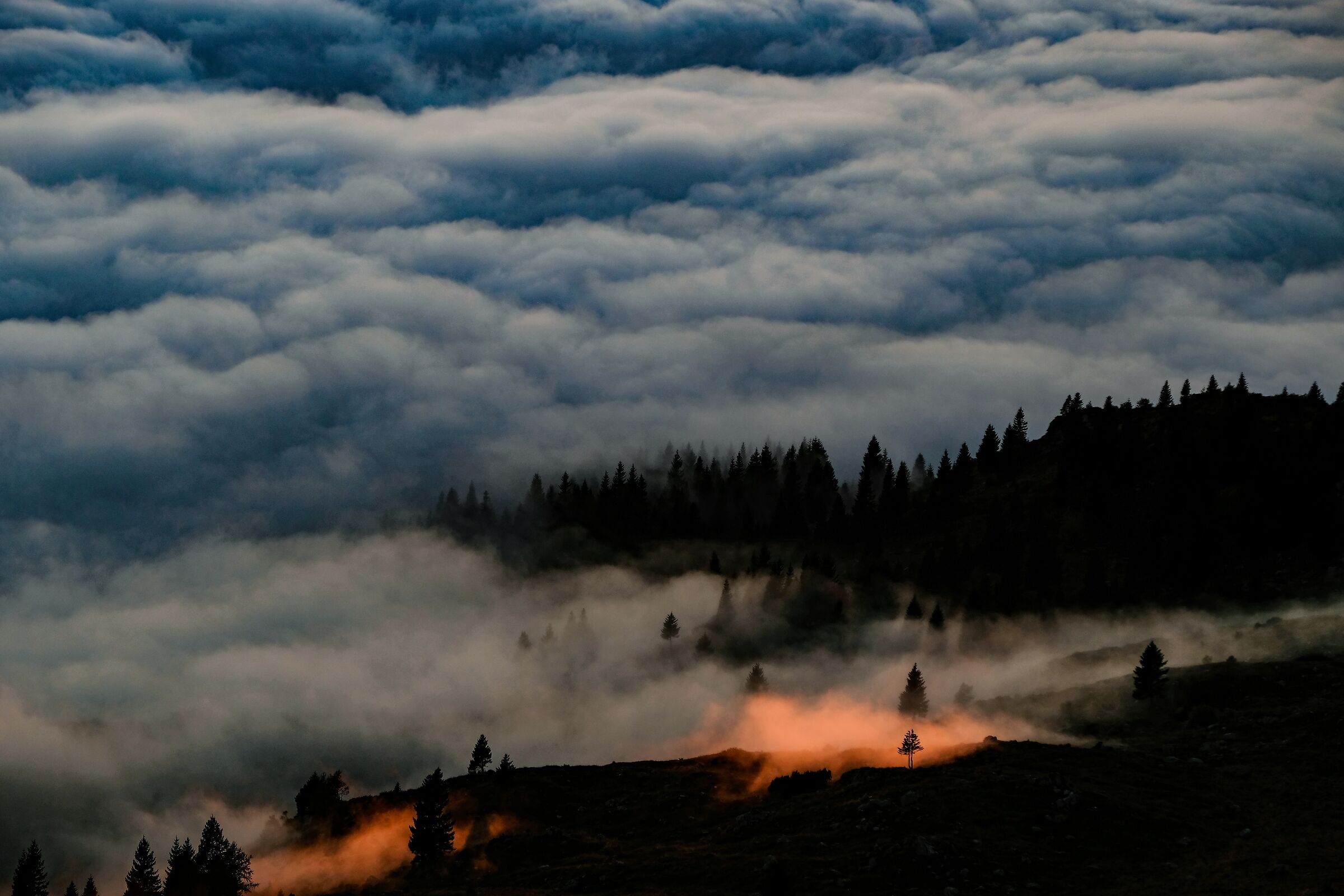 Giochi di nubi e di luci