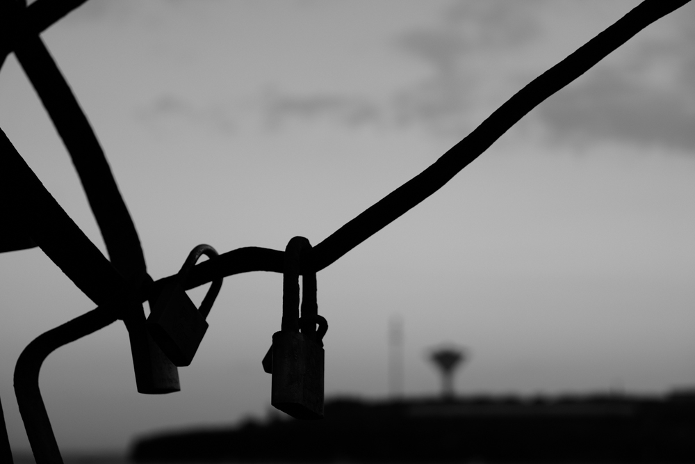 A city under lock and key