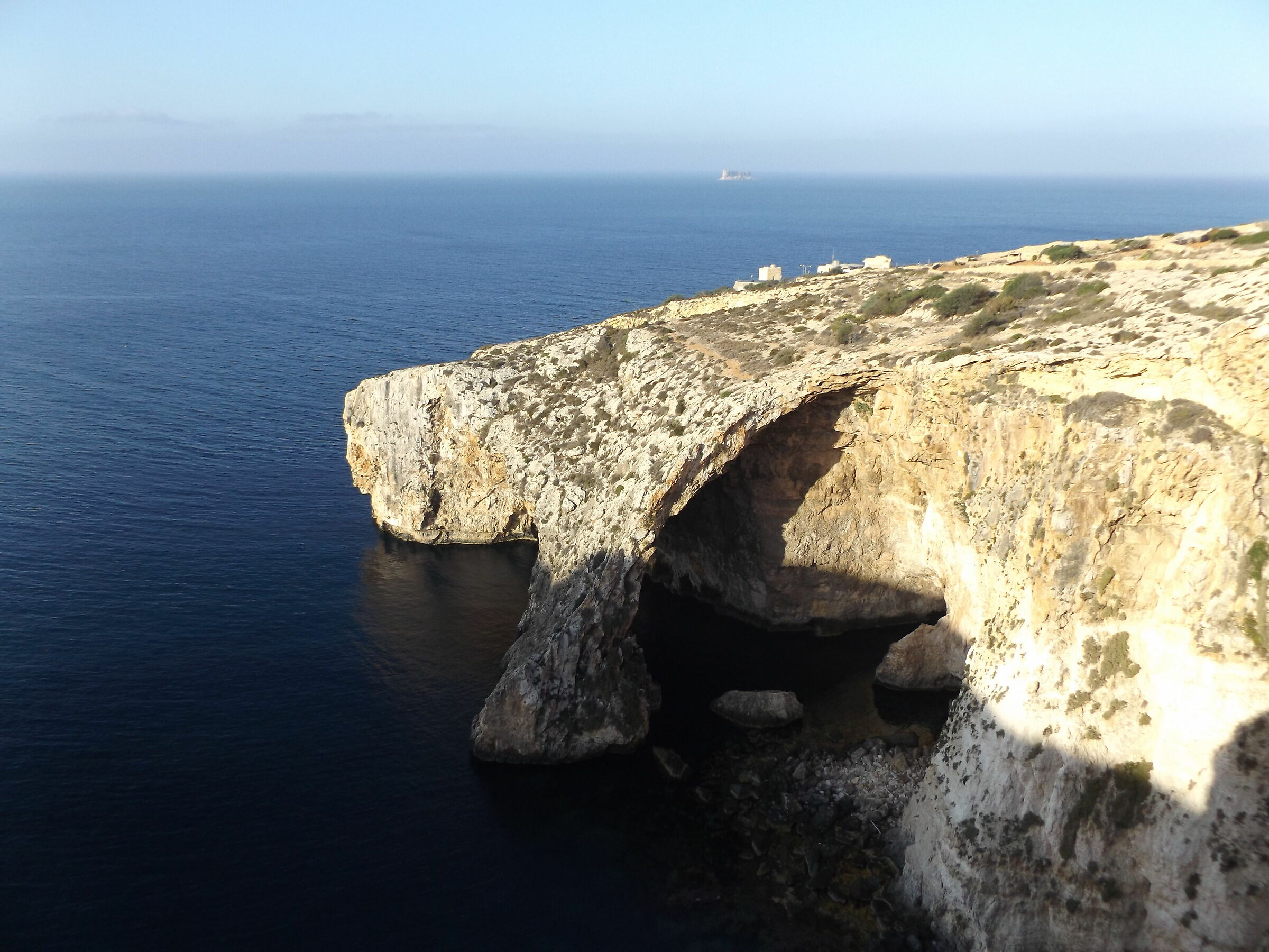 Looking down at blue grotto, Marsaxlok