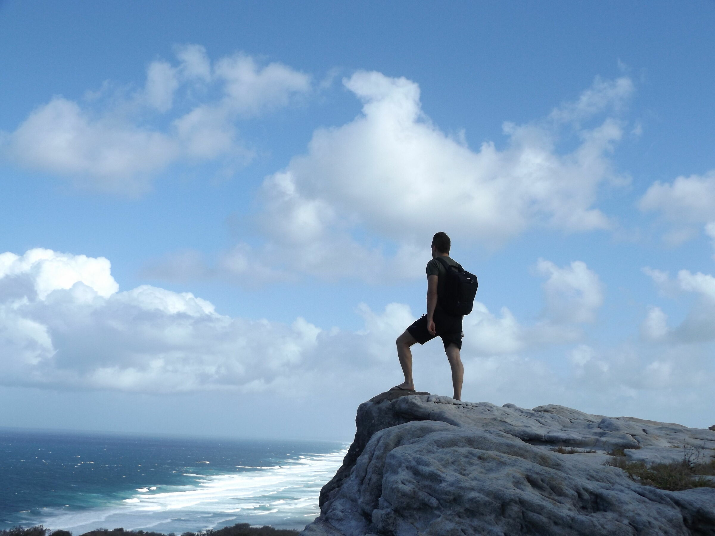 On the western edge, Moreton Island