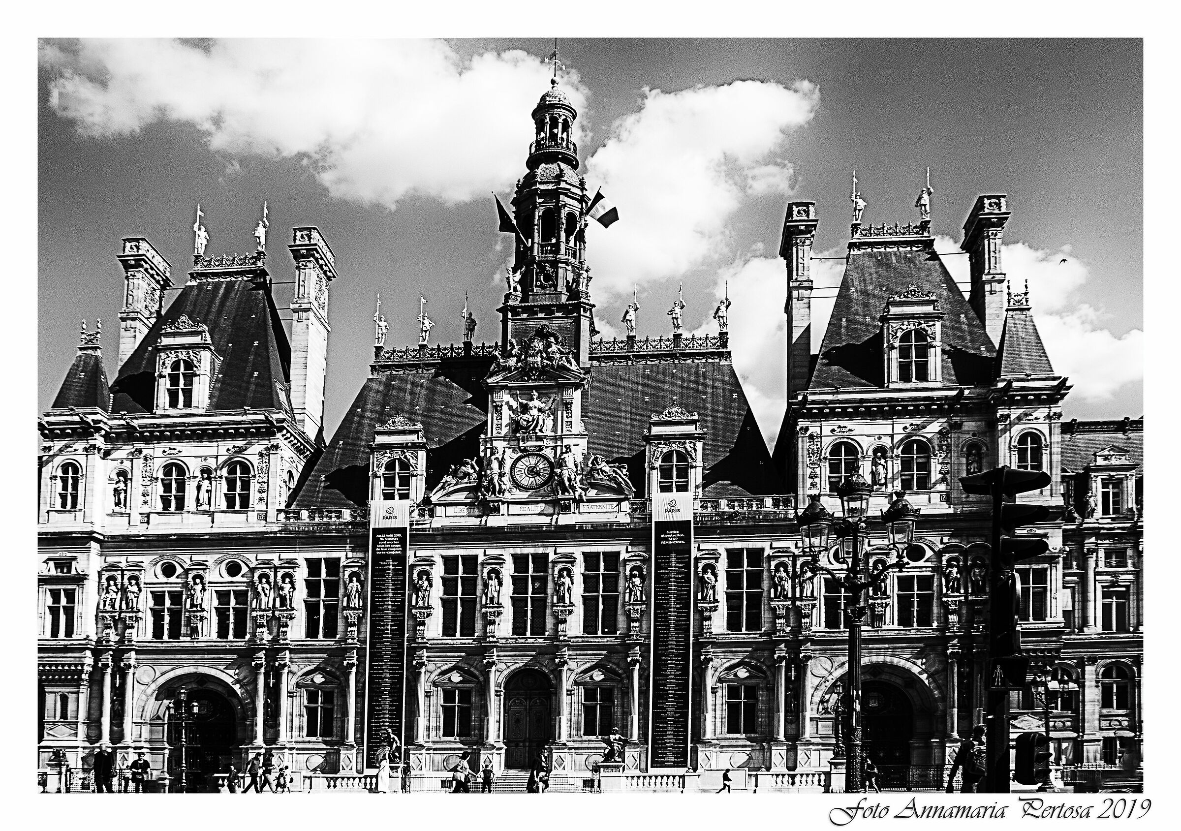 The Hotel de Ville in Paris