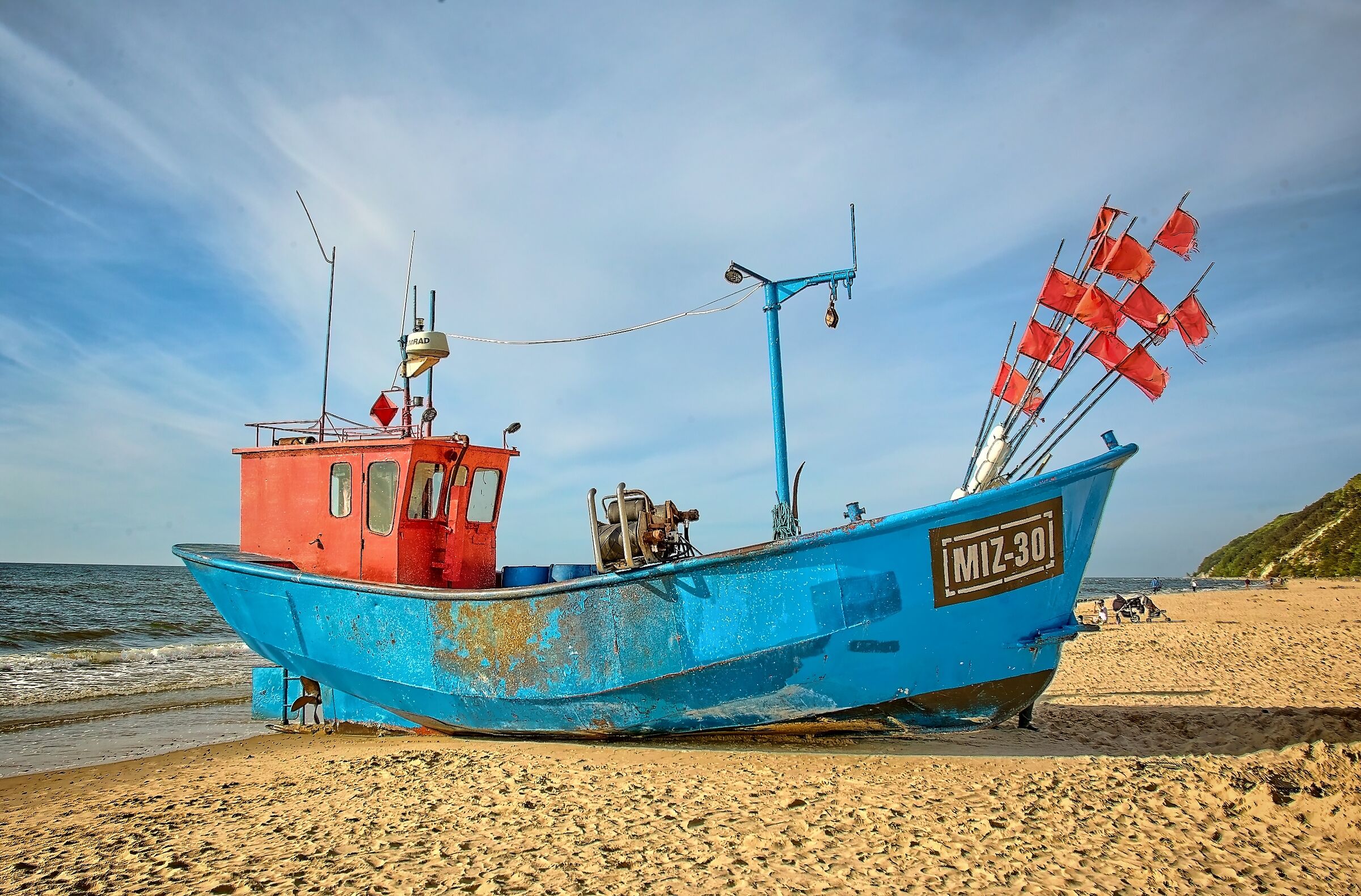 Barca da pesca, Midzyzdroje, Polonia