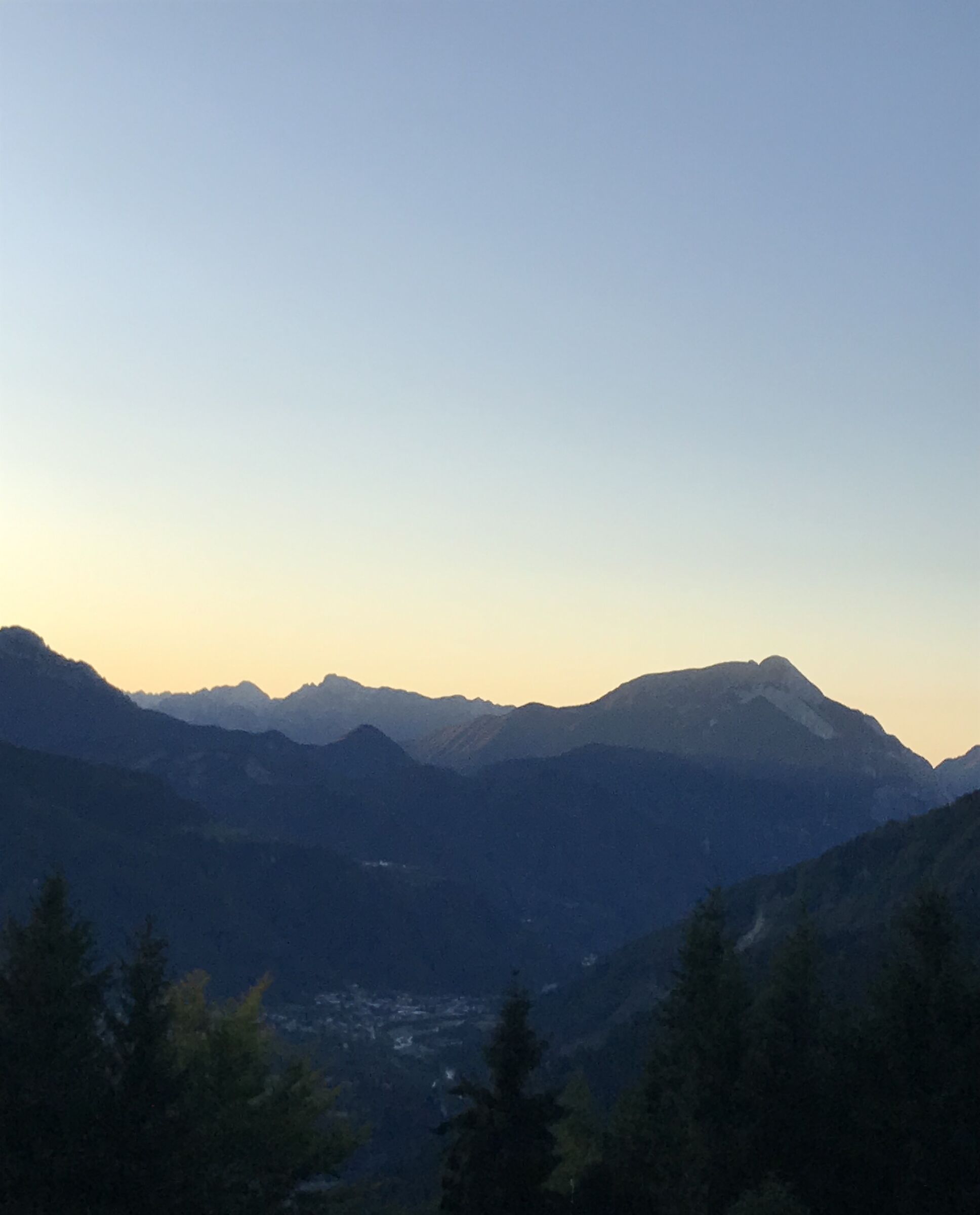 Sunrise on the Zoncolan m.te