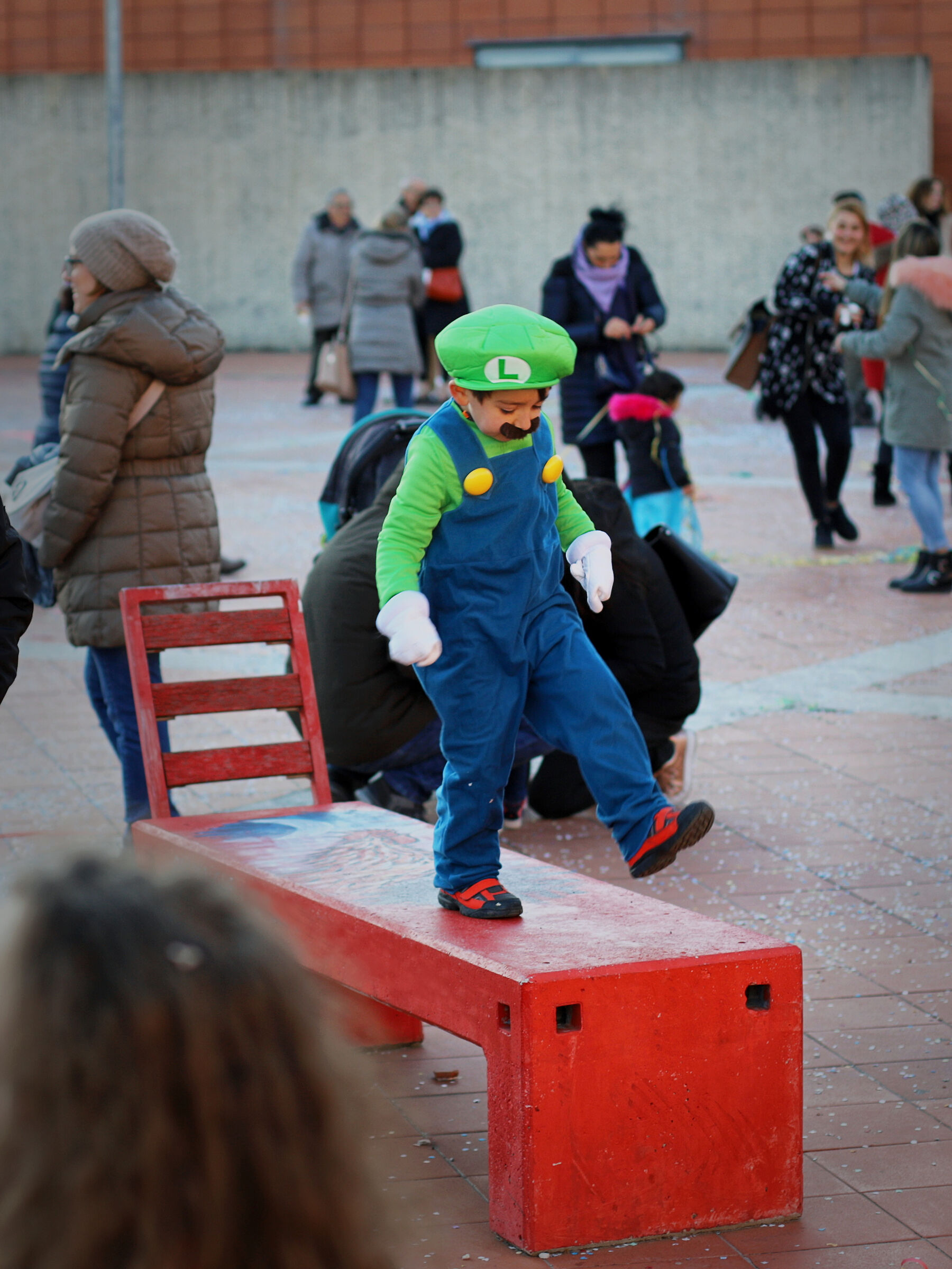 Luigi finisce il livello