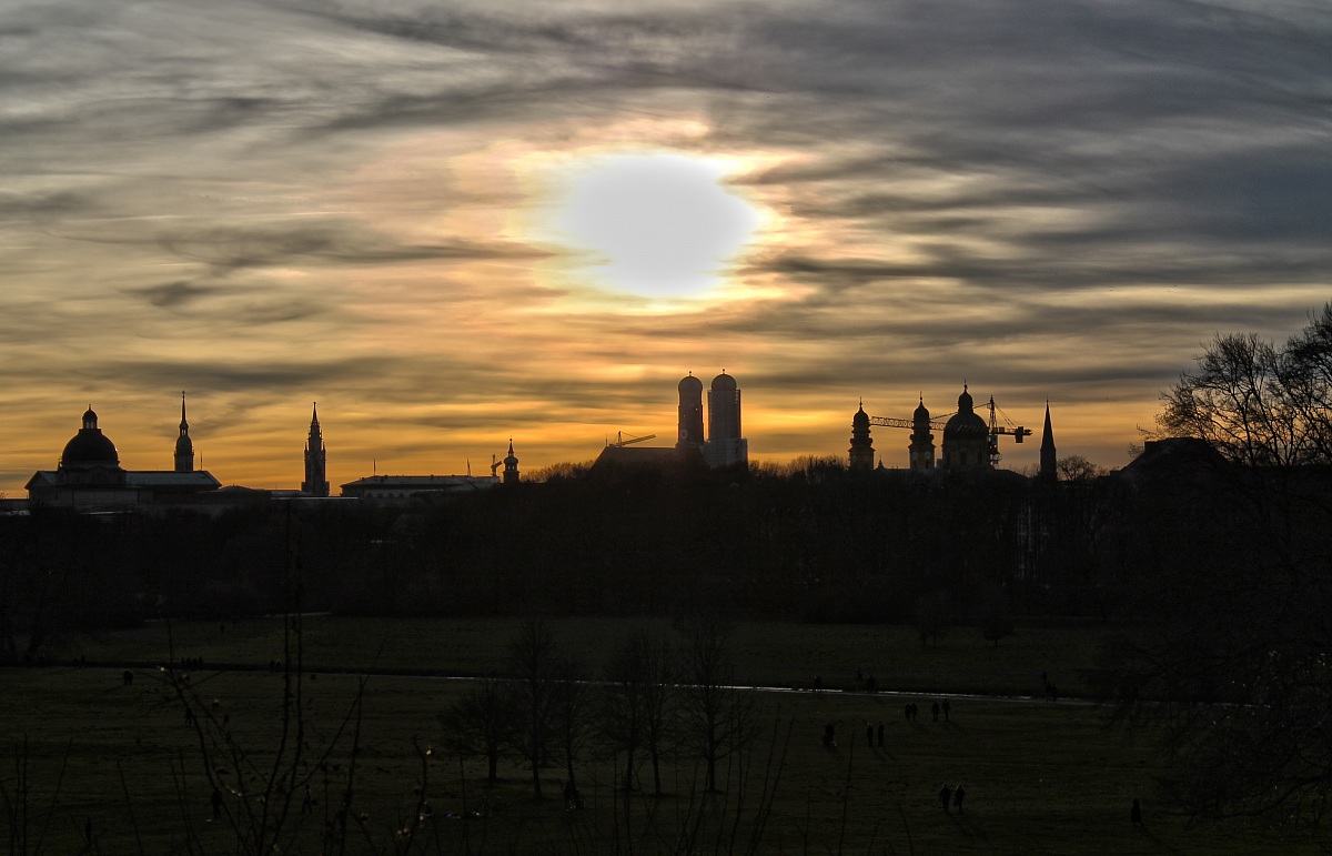 sunset english garden