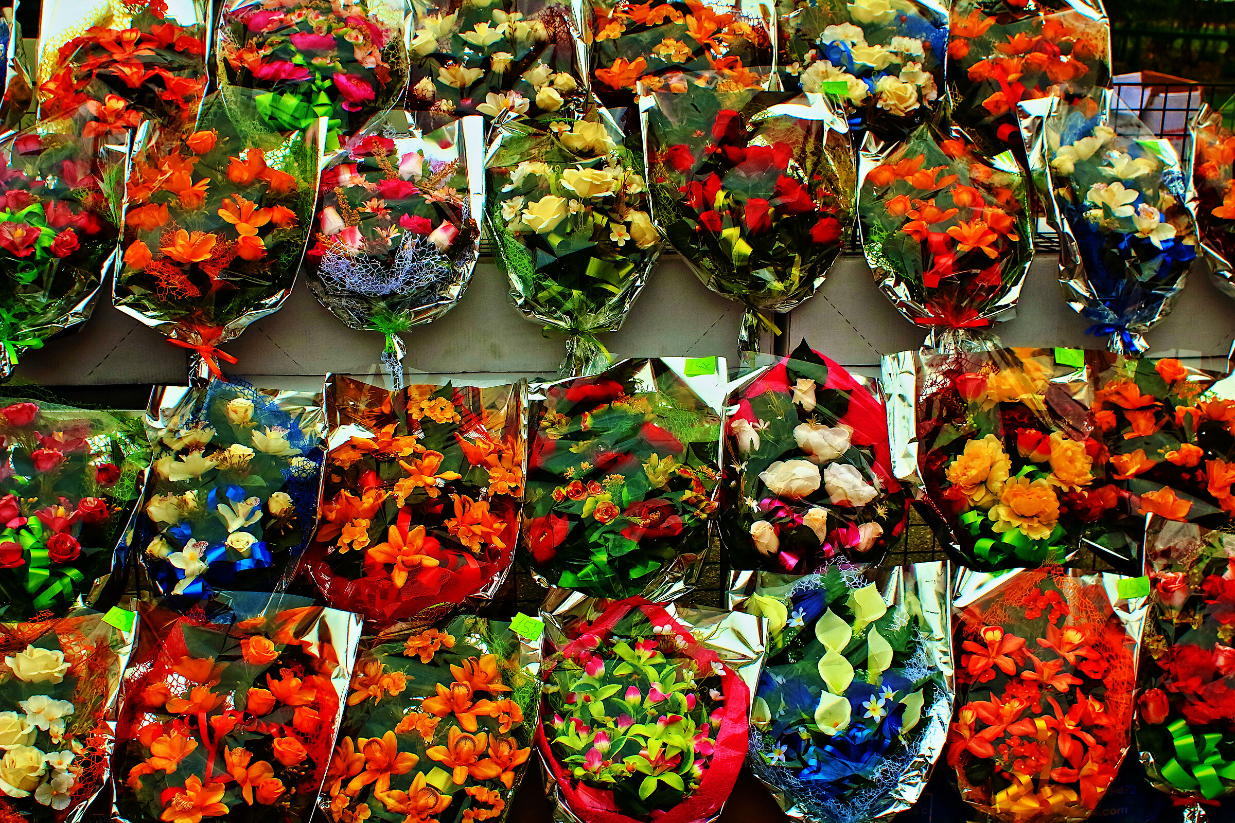 Small floral tributes (Auction Market Square)