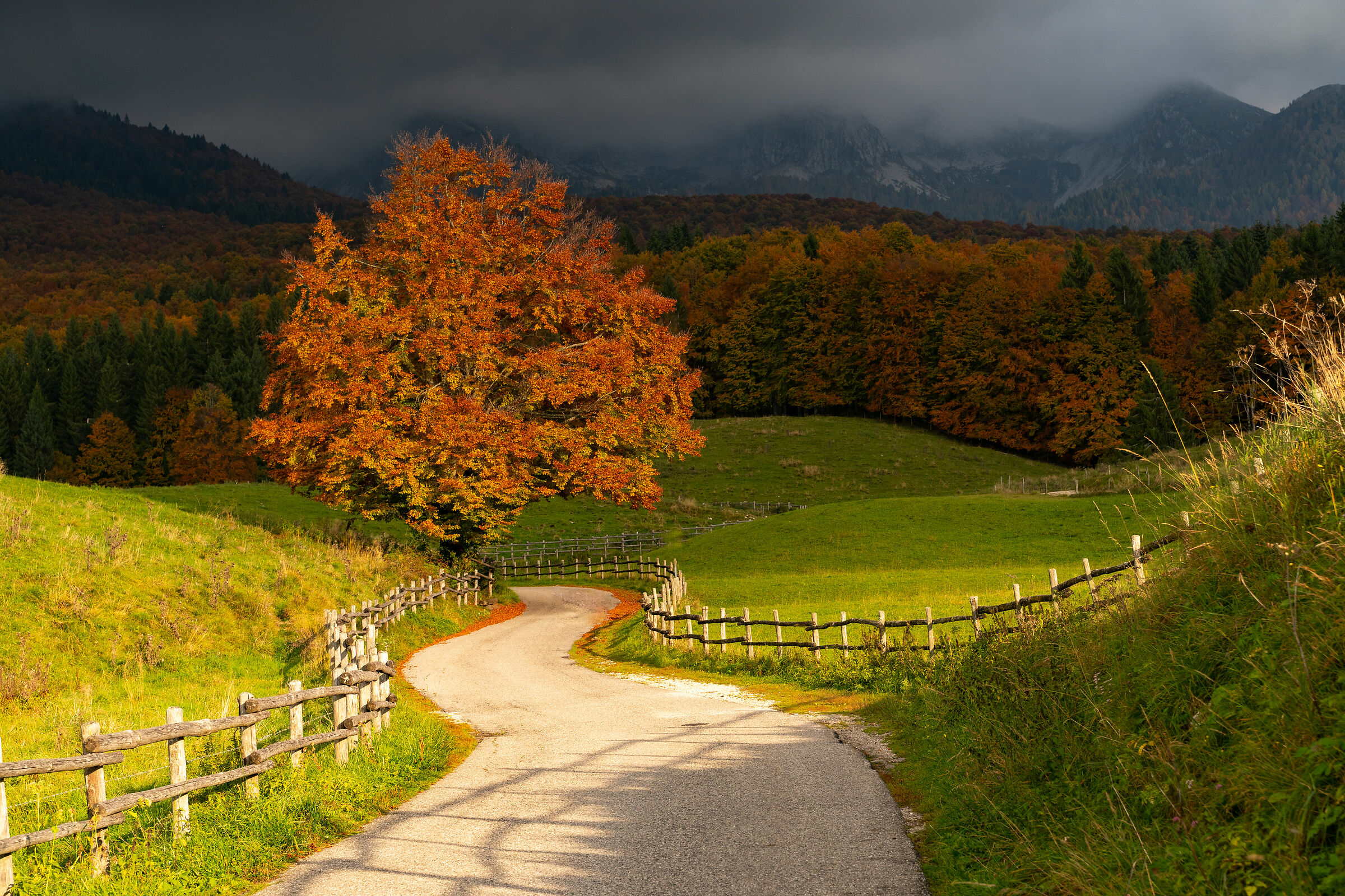 Col Indes in veste autunnale