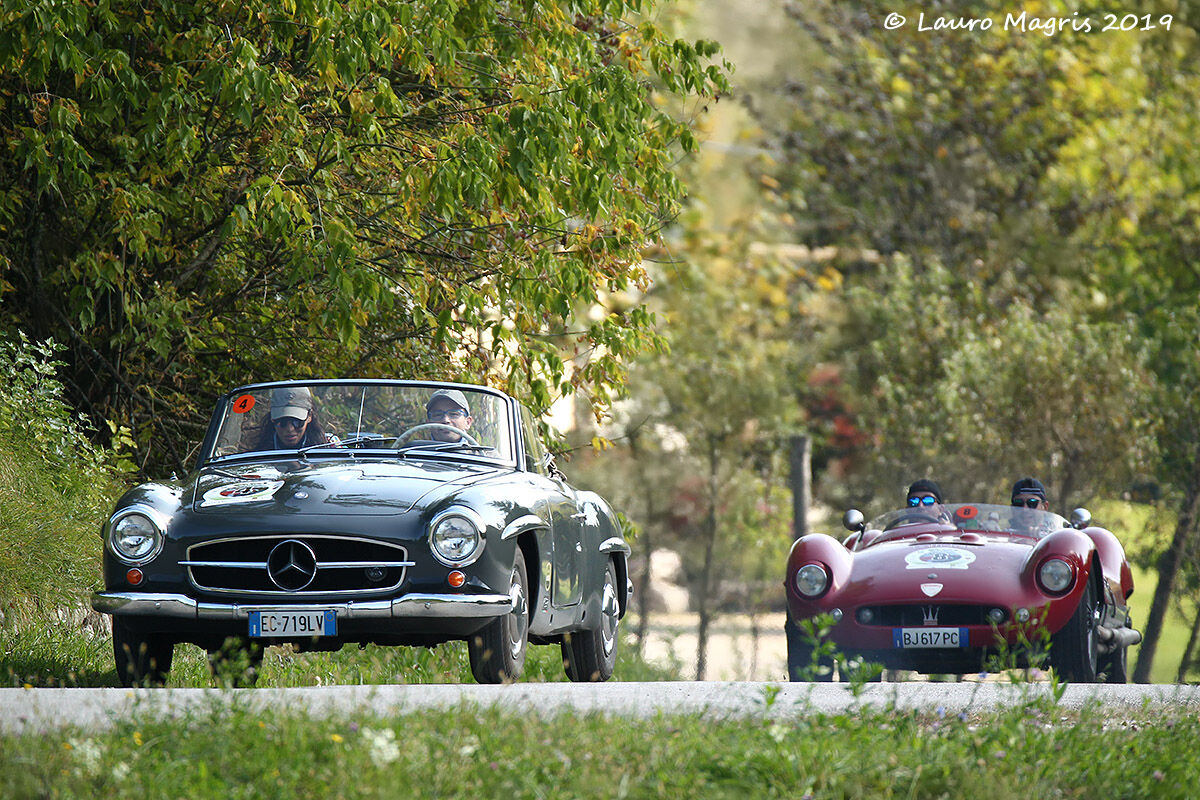 100 Miglia ed.2019 - Mercedes 190 SL del 1955