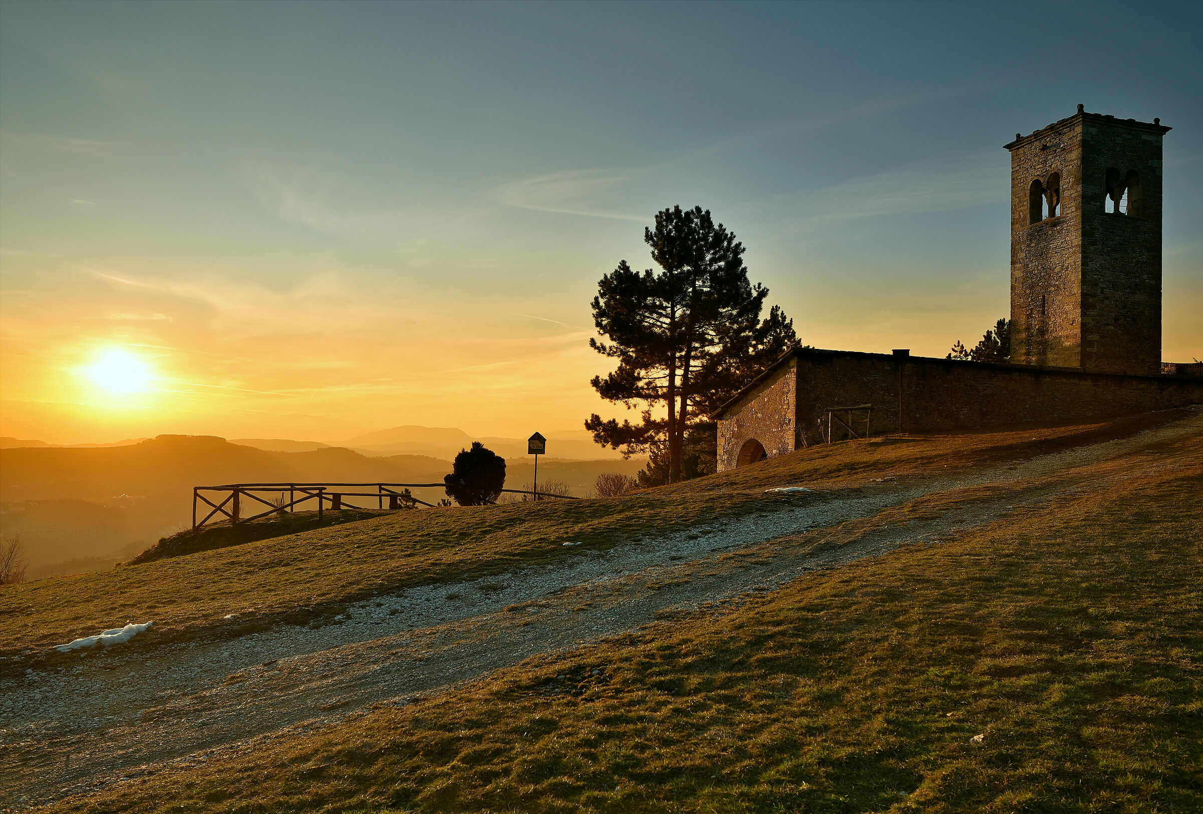 SUNSET AT THE MONASTERY