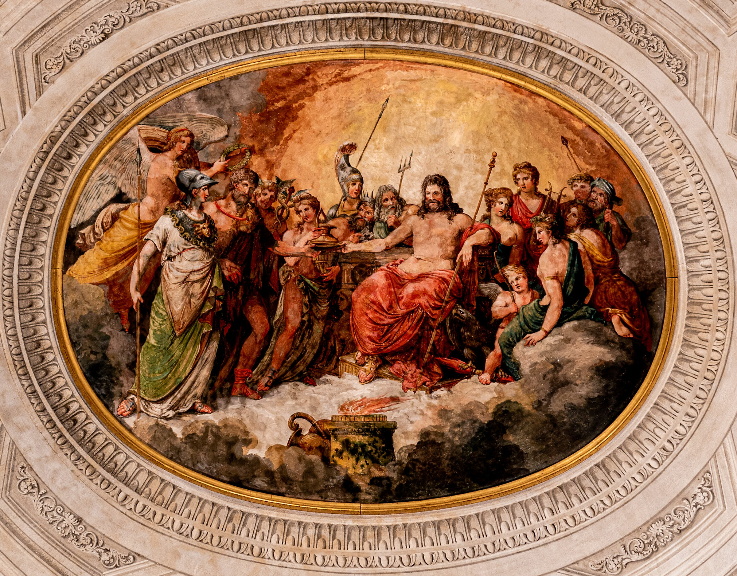 Palazzo Tozzoni in Imola Ceiling