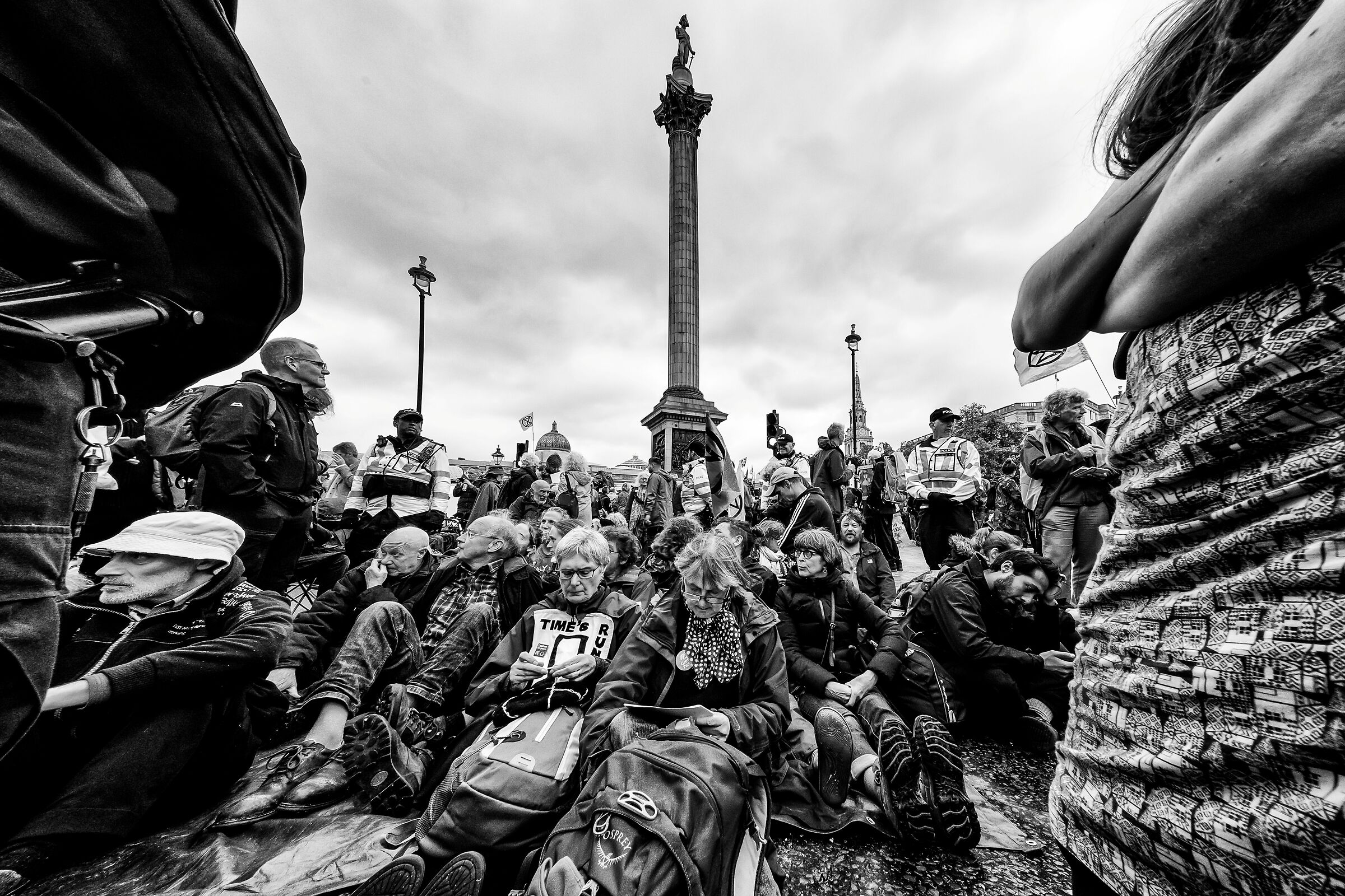 Trafalgar Square la protesta