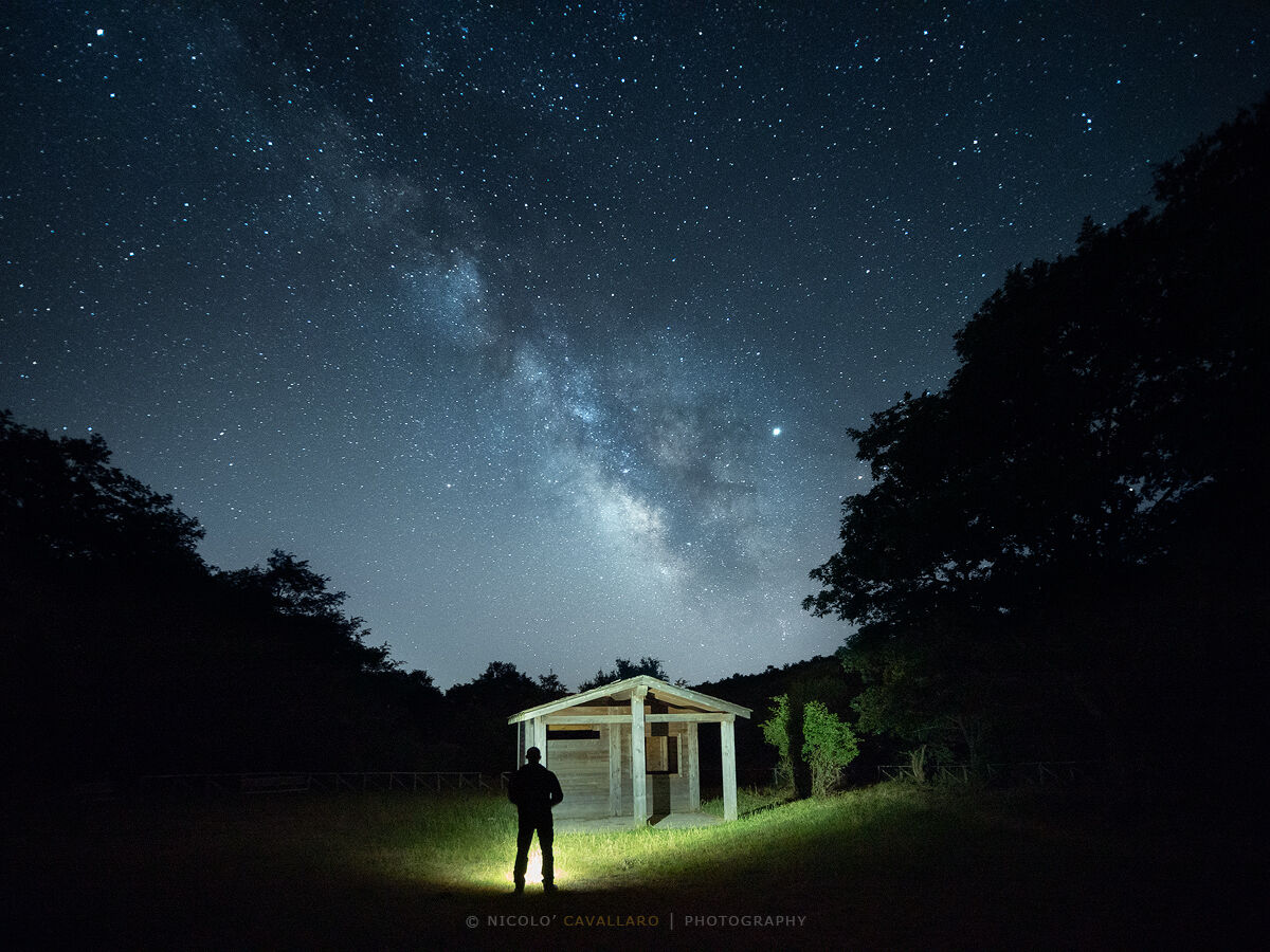 Admiring the Milky Way