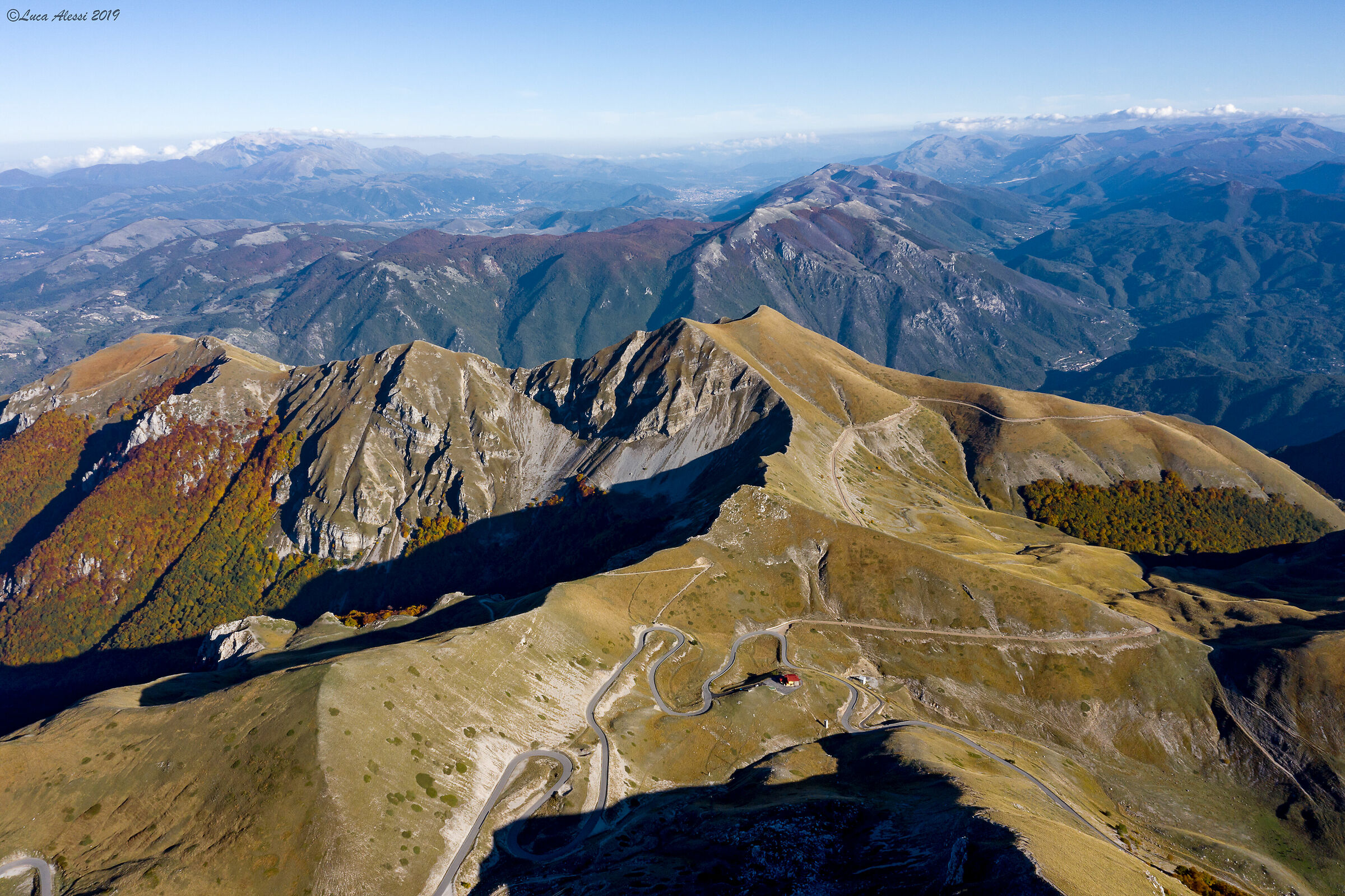 Panorama on the Apennine
