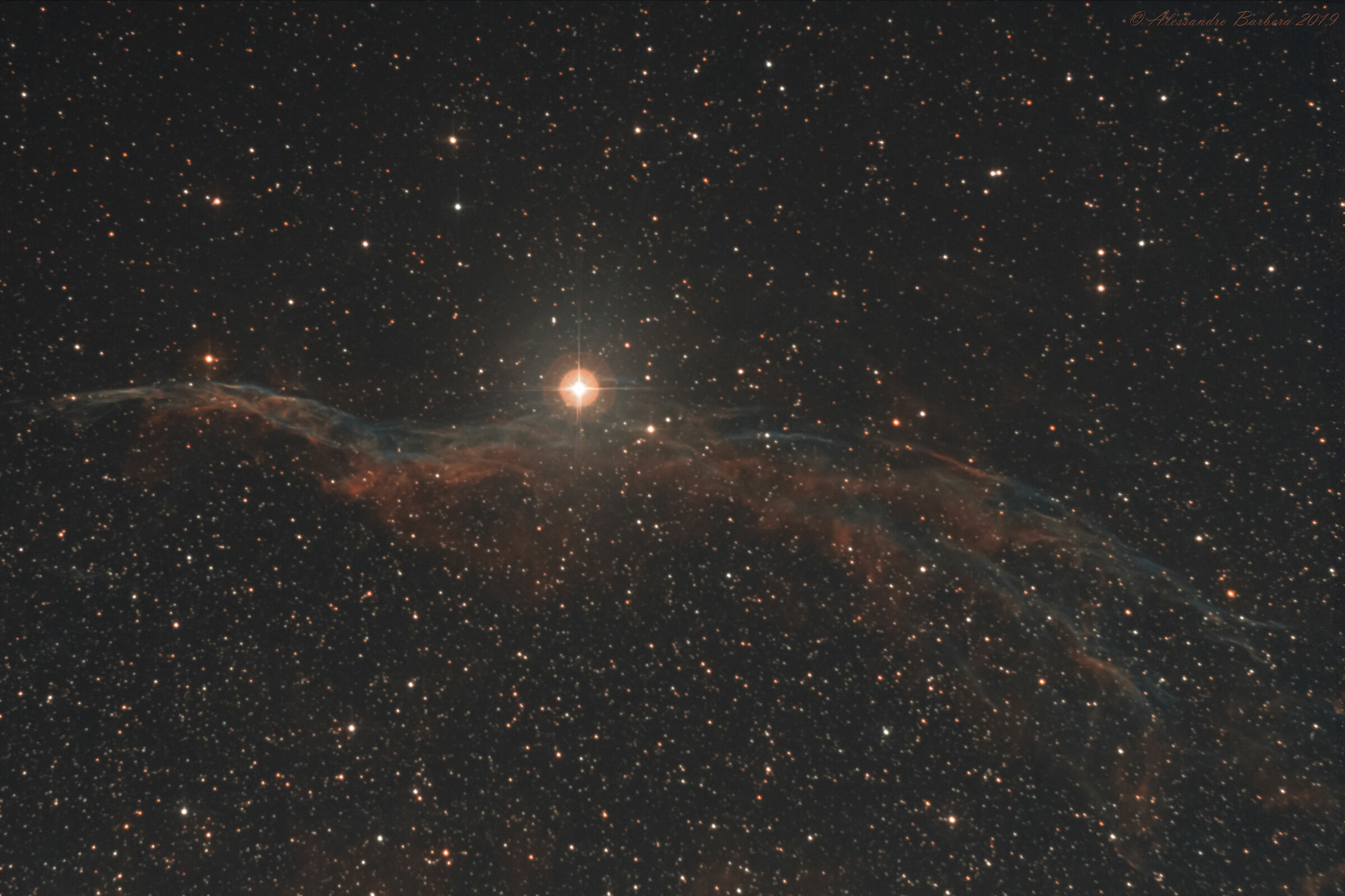 Ngc 6960 west Veil Nebula