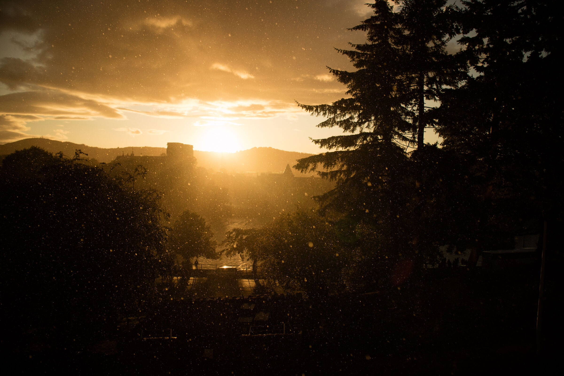 Moments before darkness