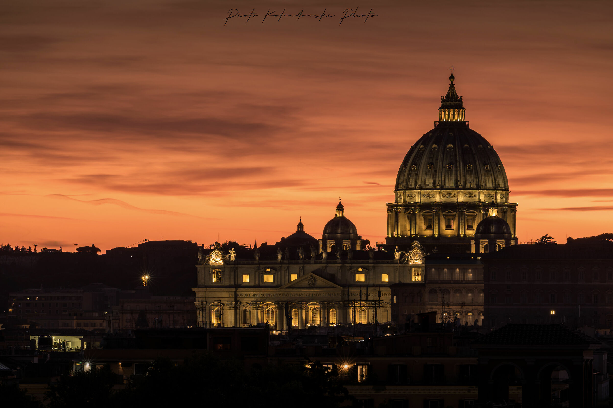 Roman sunset