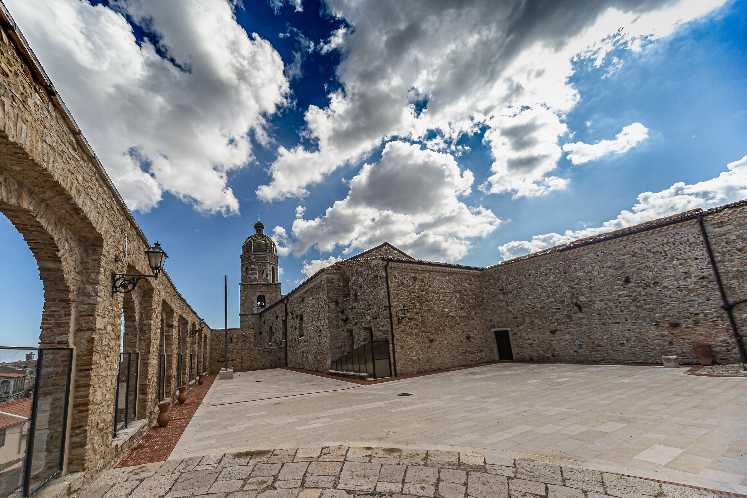 Clouds over stone, Pietramontecorvino, Italy