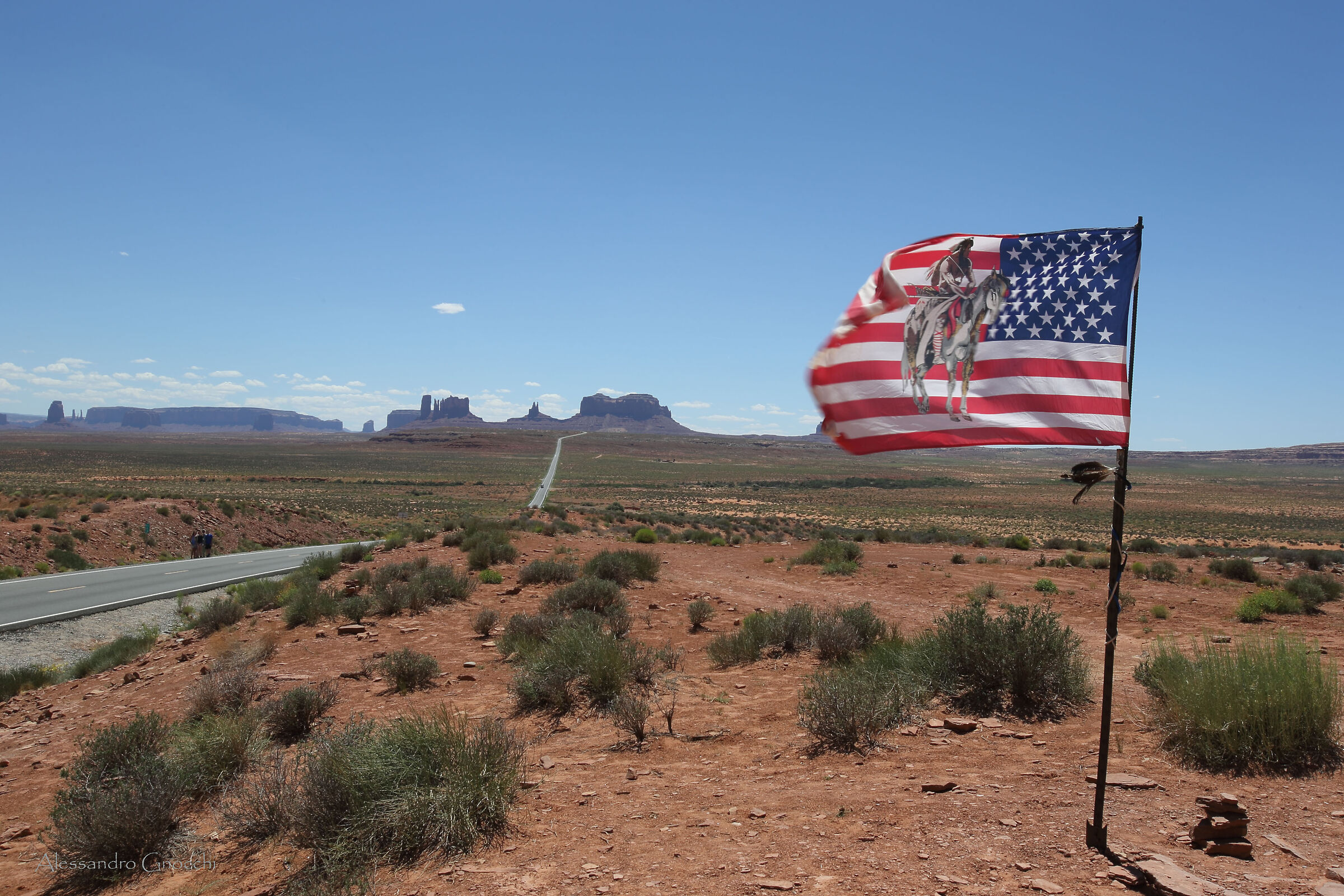 Navajo American Flag