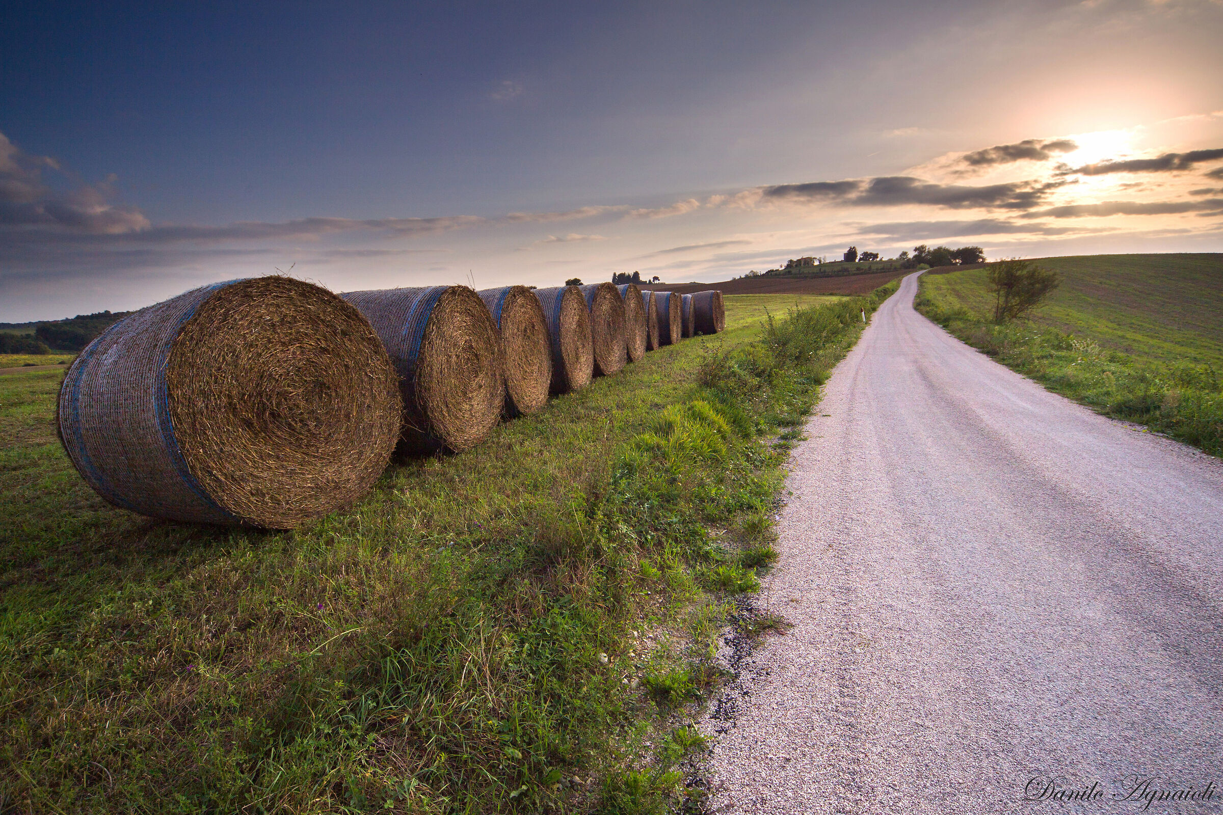 In a mild autumnal tepore