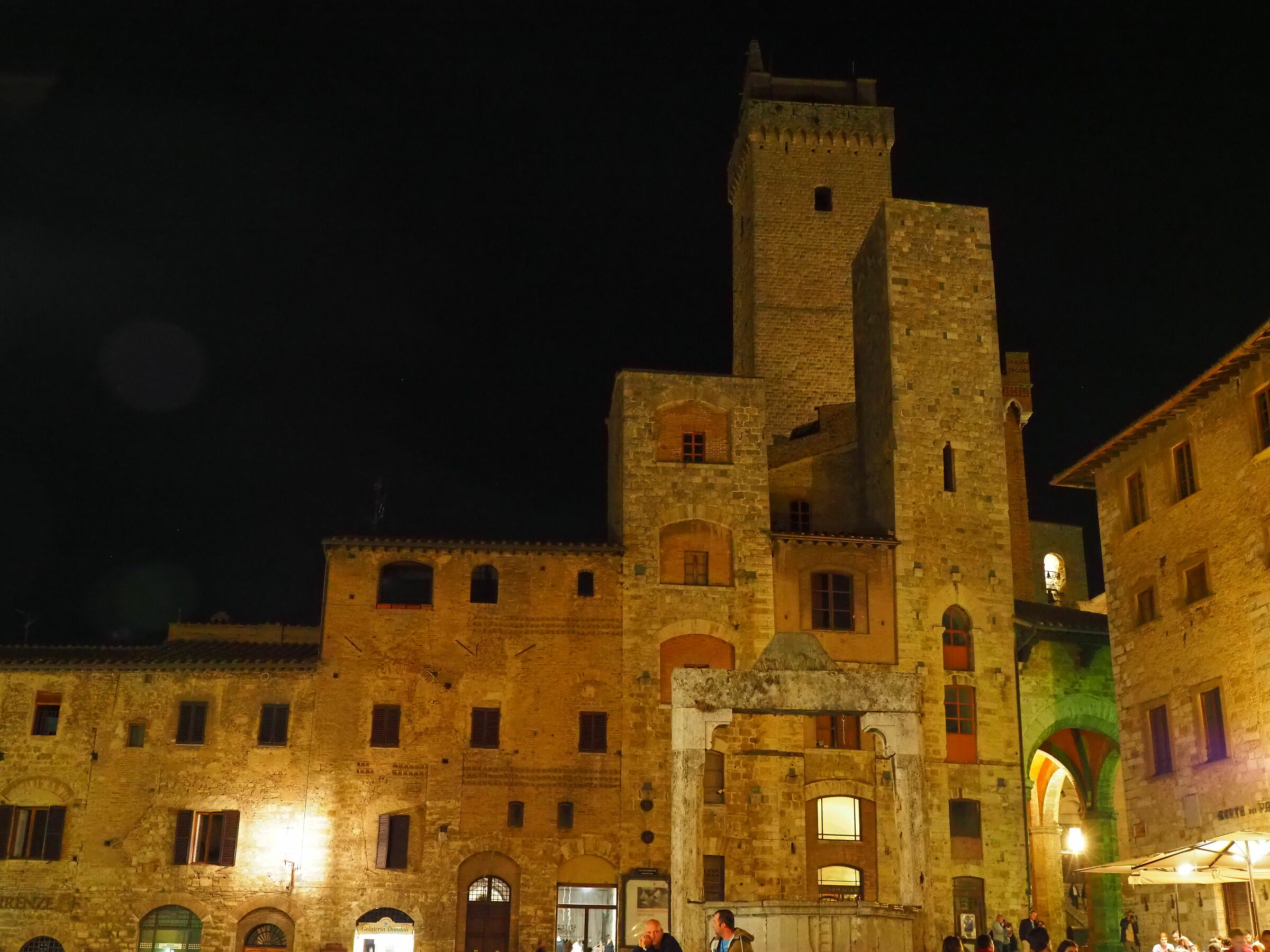 in the square in S.Giminiano