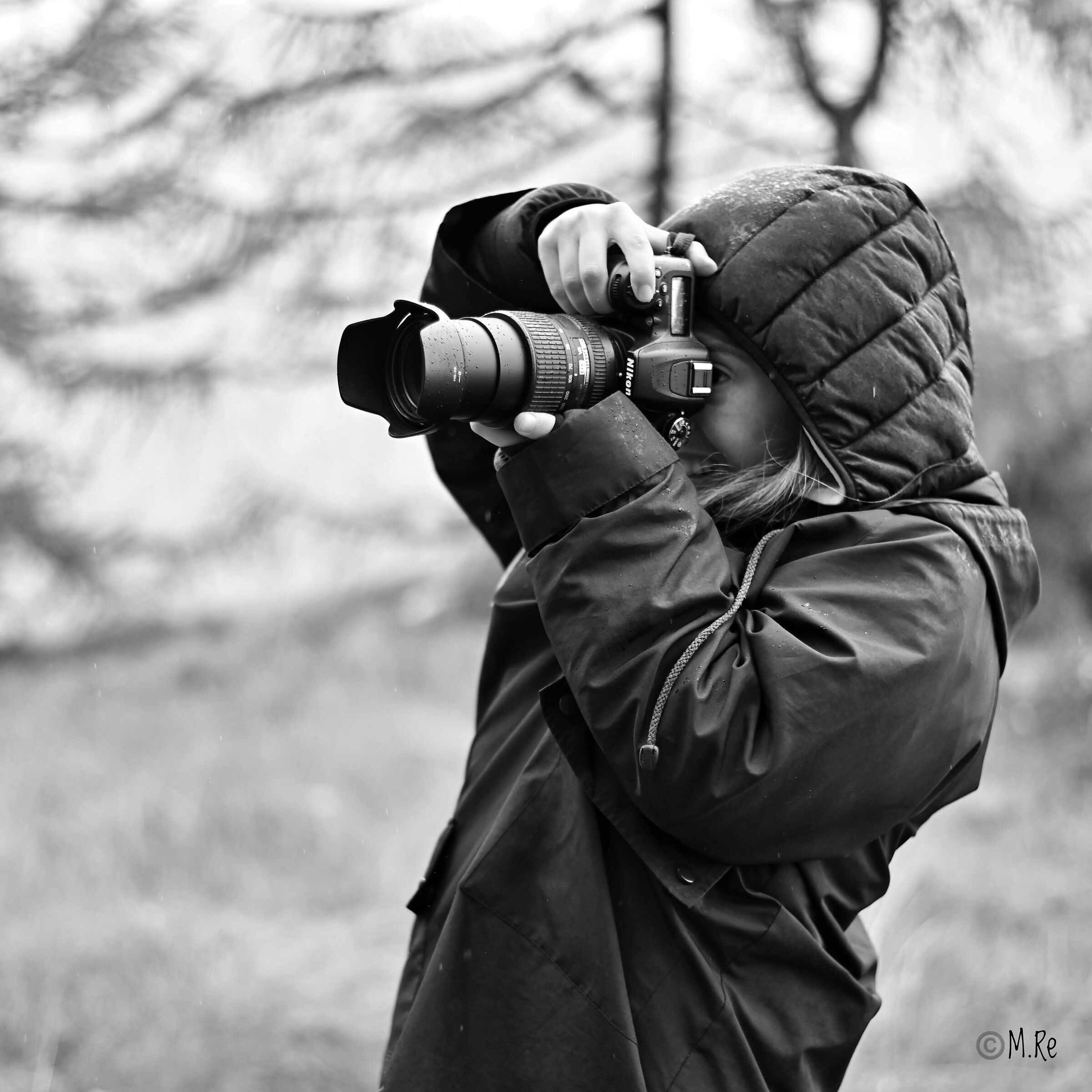 Giovane fotografa