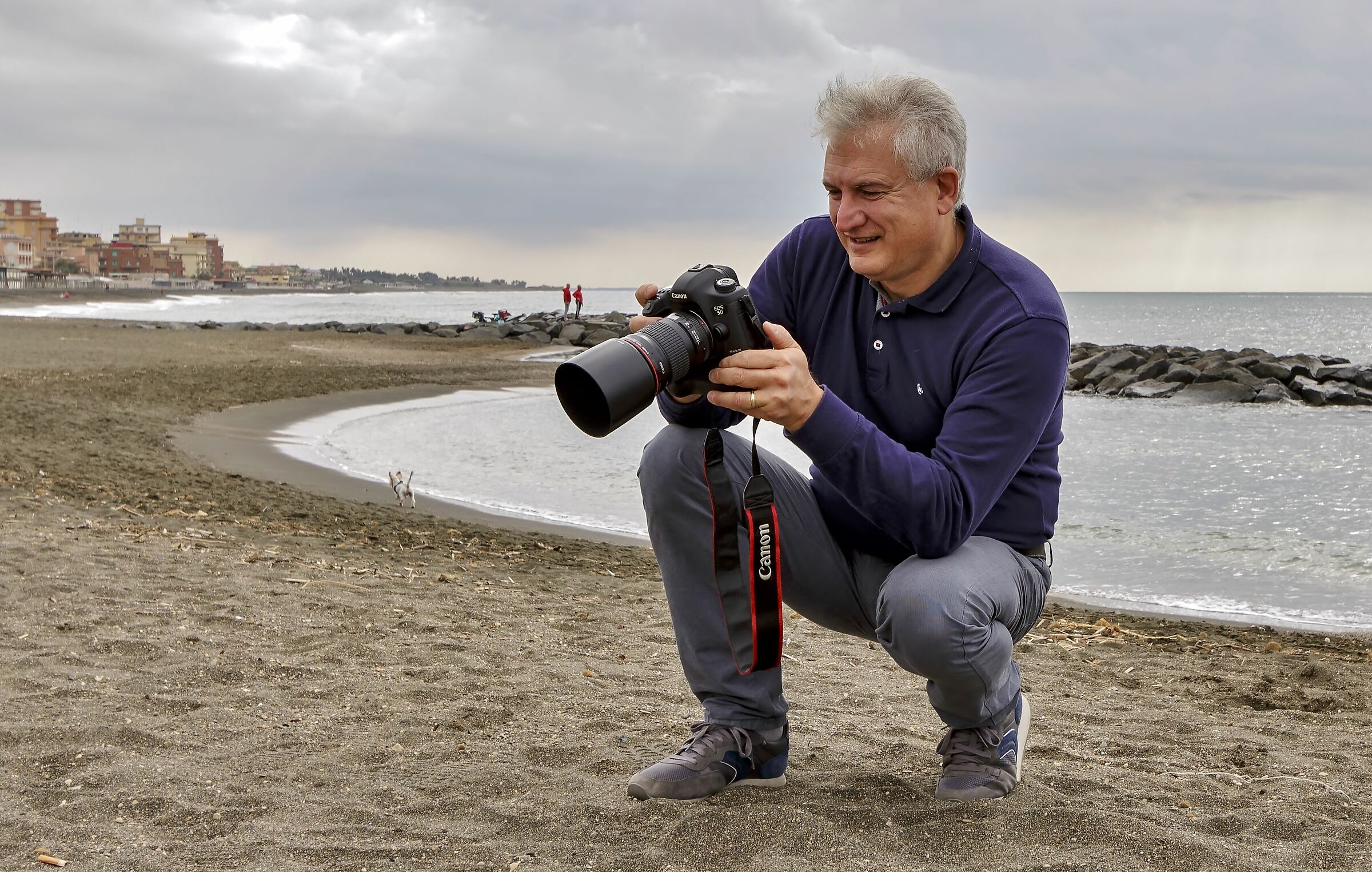 Al mare con mamma e papà