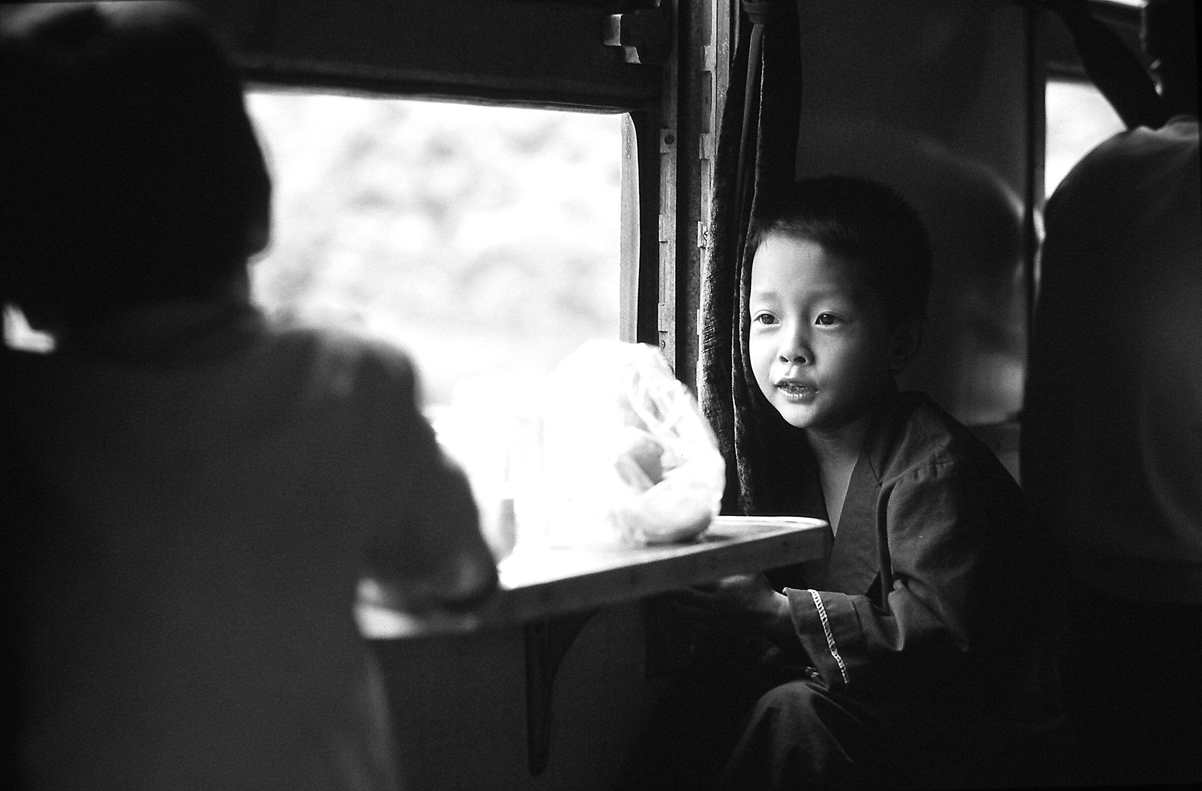 On the Train - China 1985