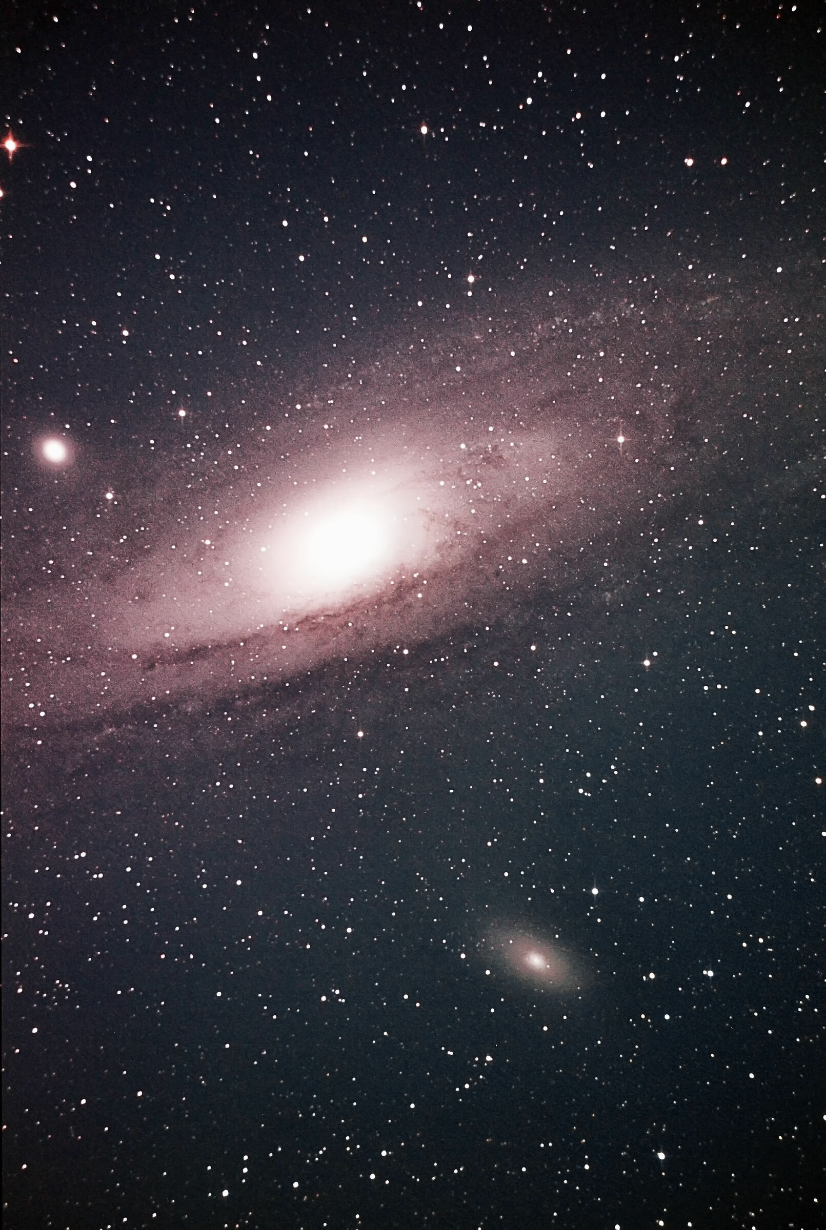 M31 galassia di andromeda,dal terrazzo