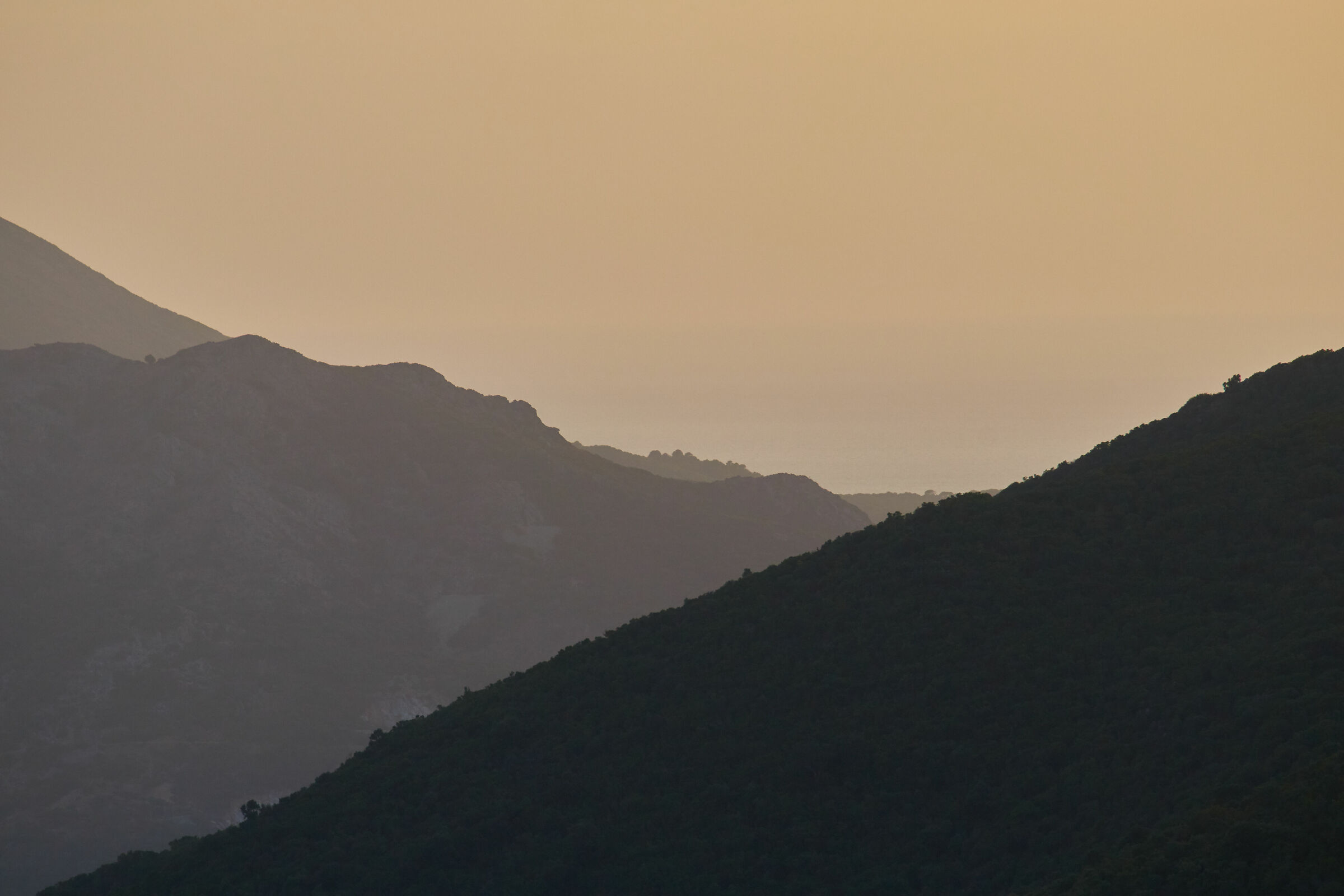 Look to the coast, Fluminimaggiore, October 2019