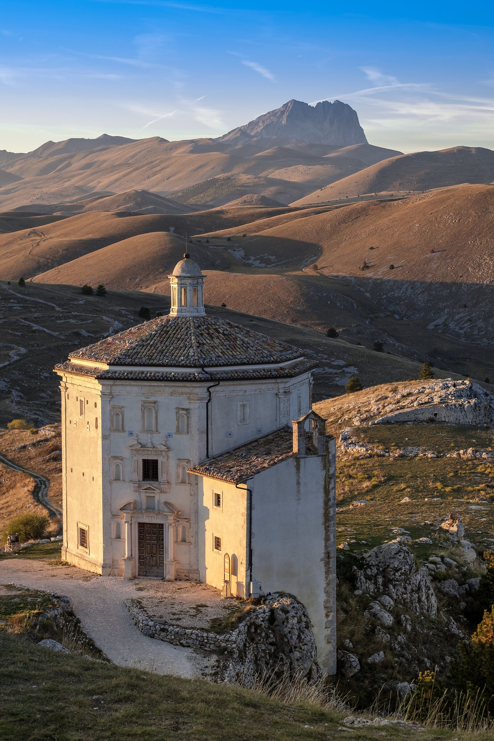 Veduta del gran Sasso da Rocca Calascio