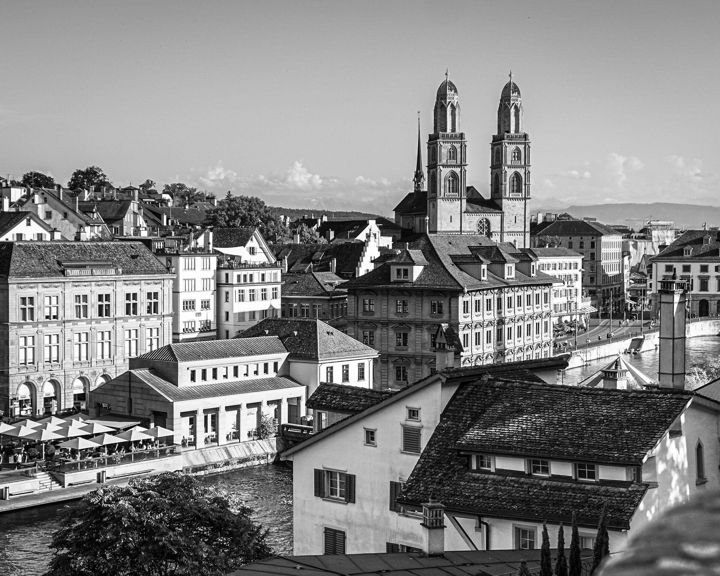 Zurich panoramic view