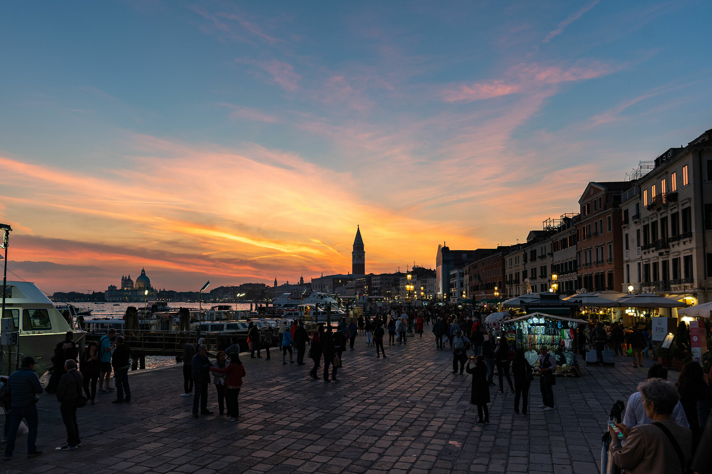 Tramonto sul canal Grande