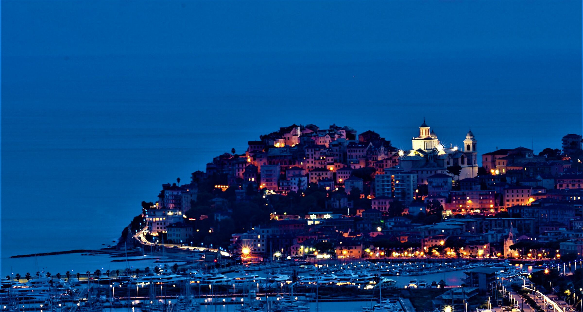 imperia port Maurizio. blue time
