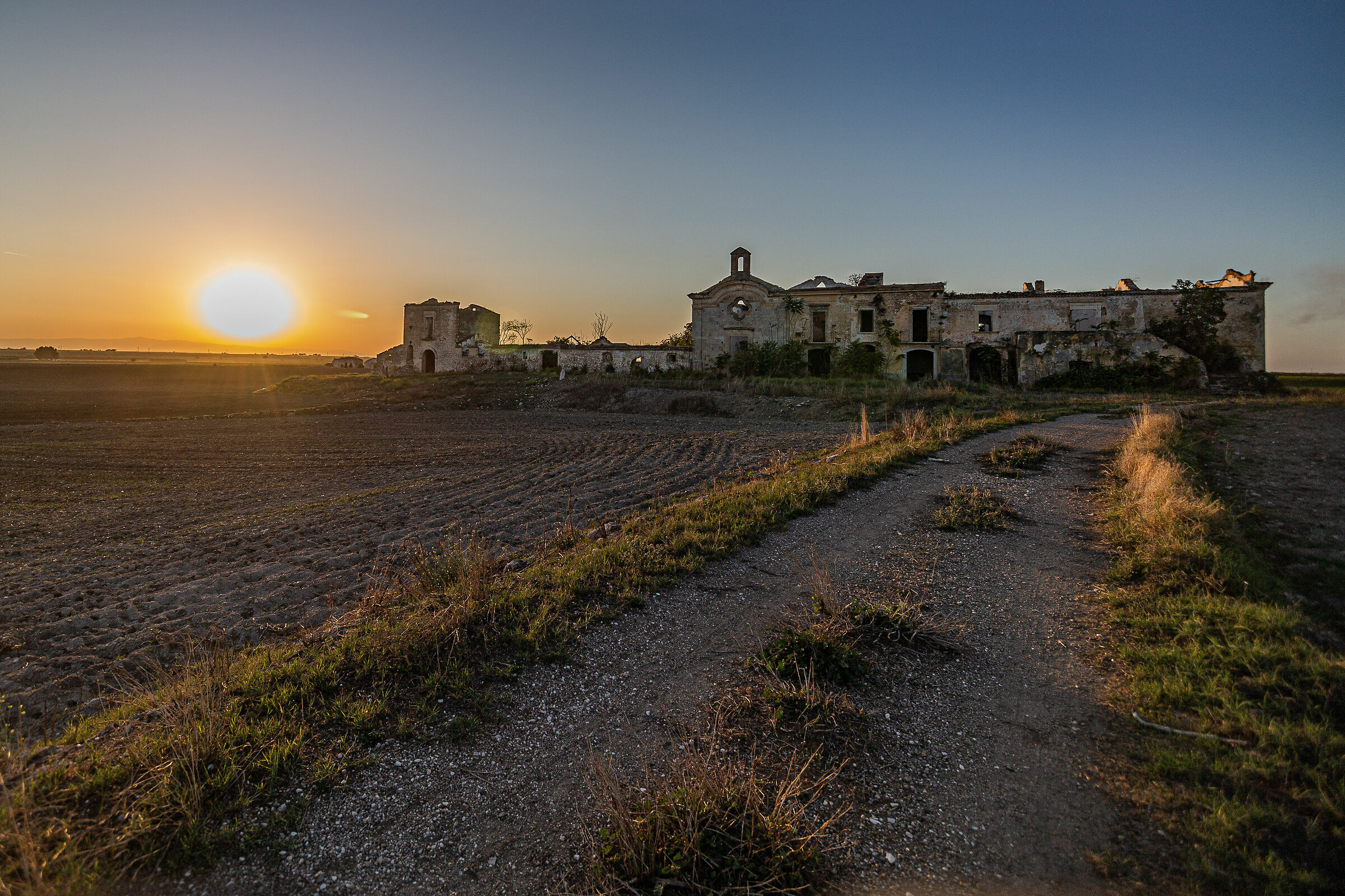 Sunset on the Ruined Table
