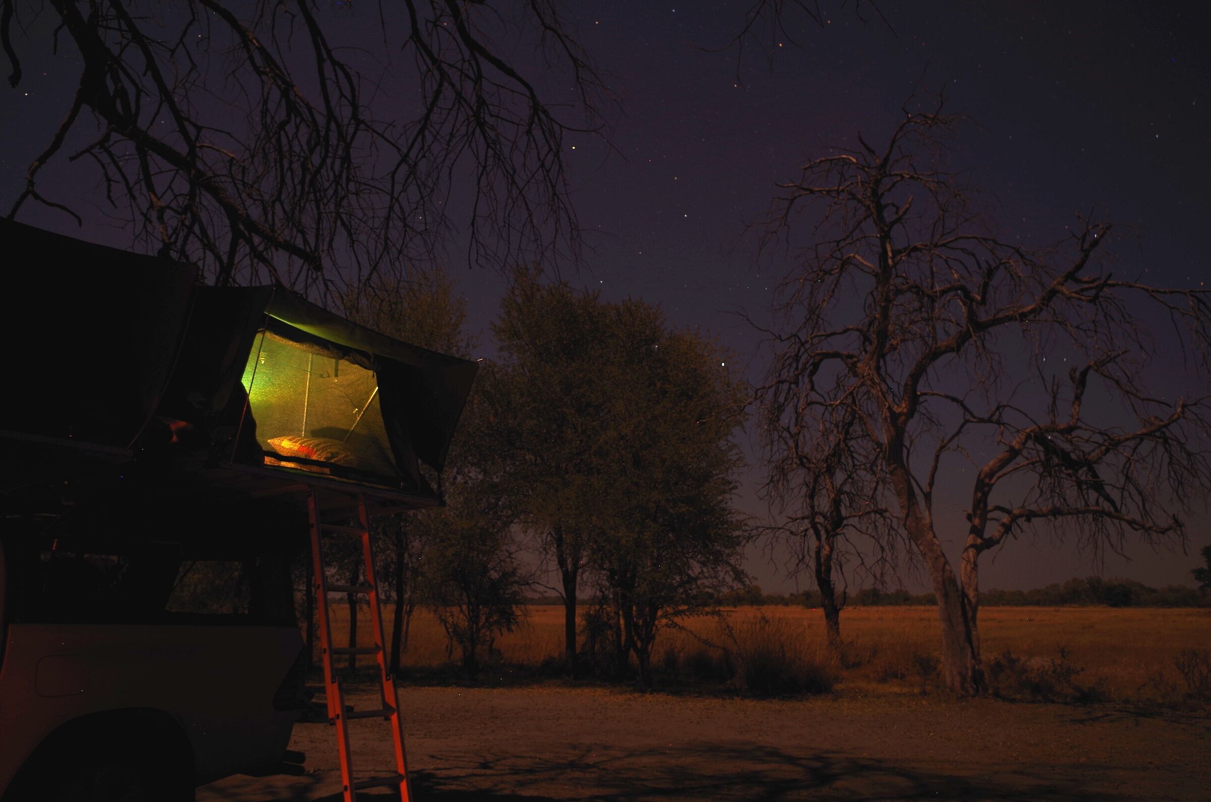 The nights in the Namibian campsites will remain forever n